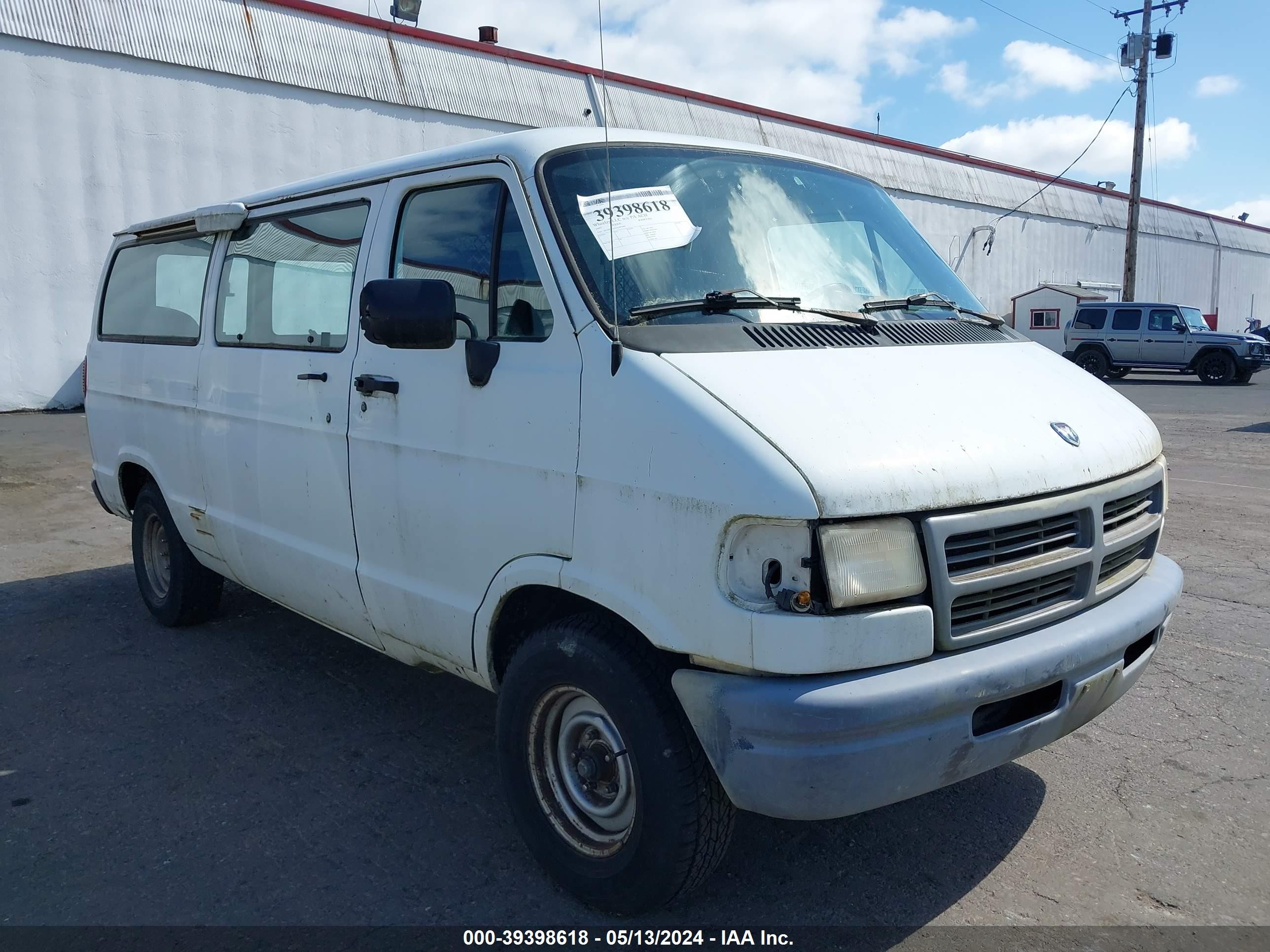 DODGE RAM VAN 1997 2b7hb21xxvk597409