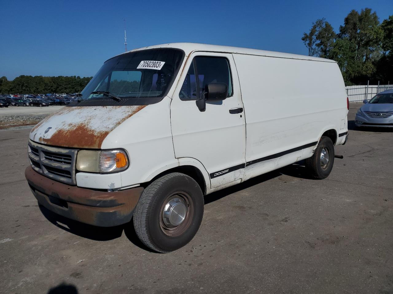 DODGE RAM VAN 1996 2b7hb21y2tk165192