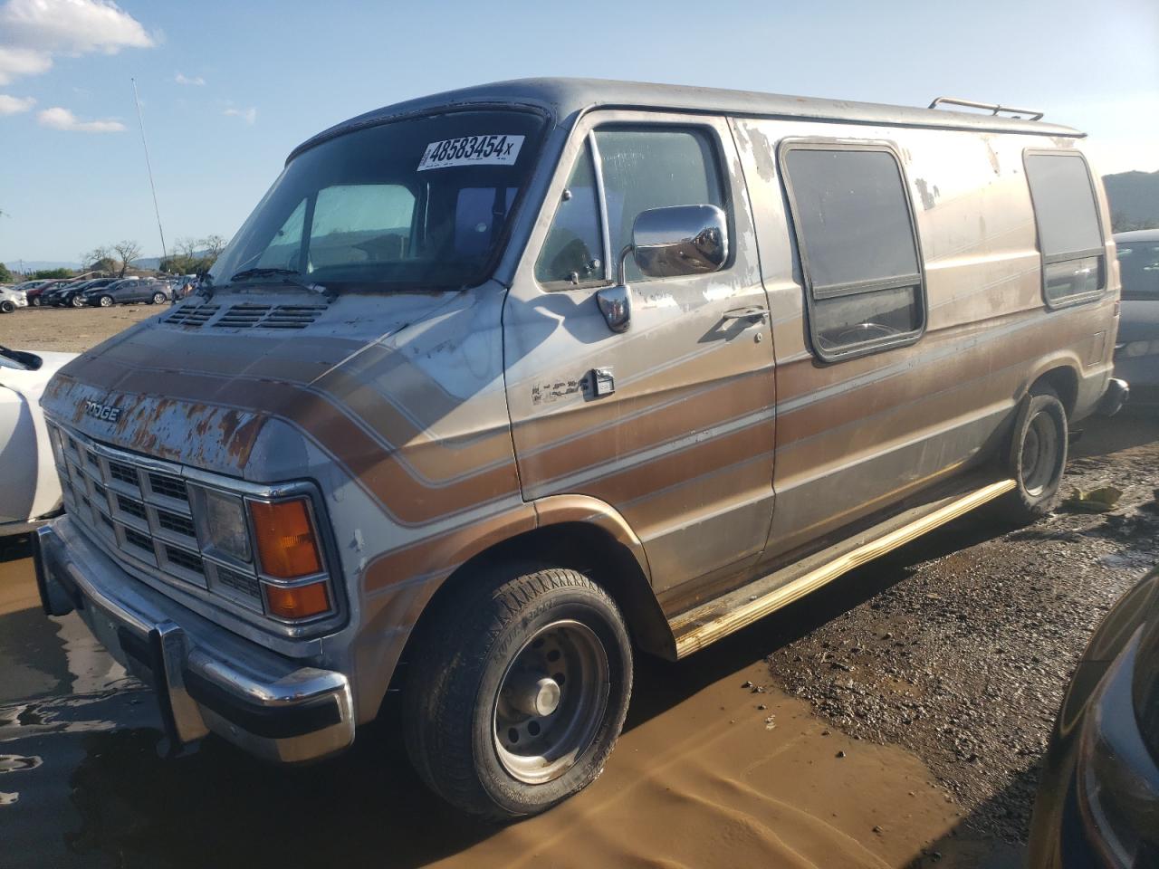 DODGE RAM VAN 1989 2b7hb21y5kk306738