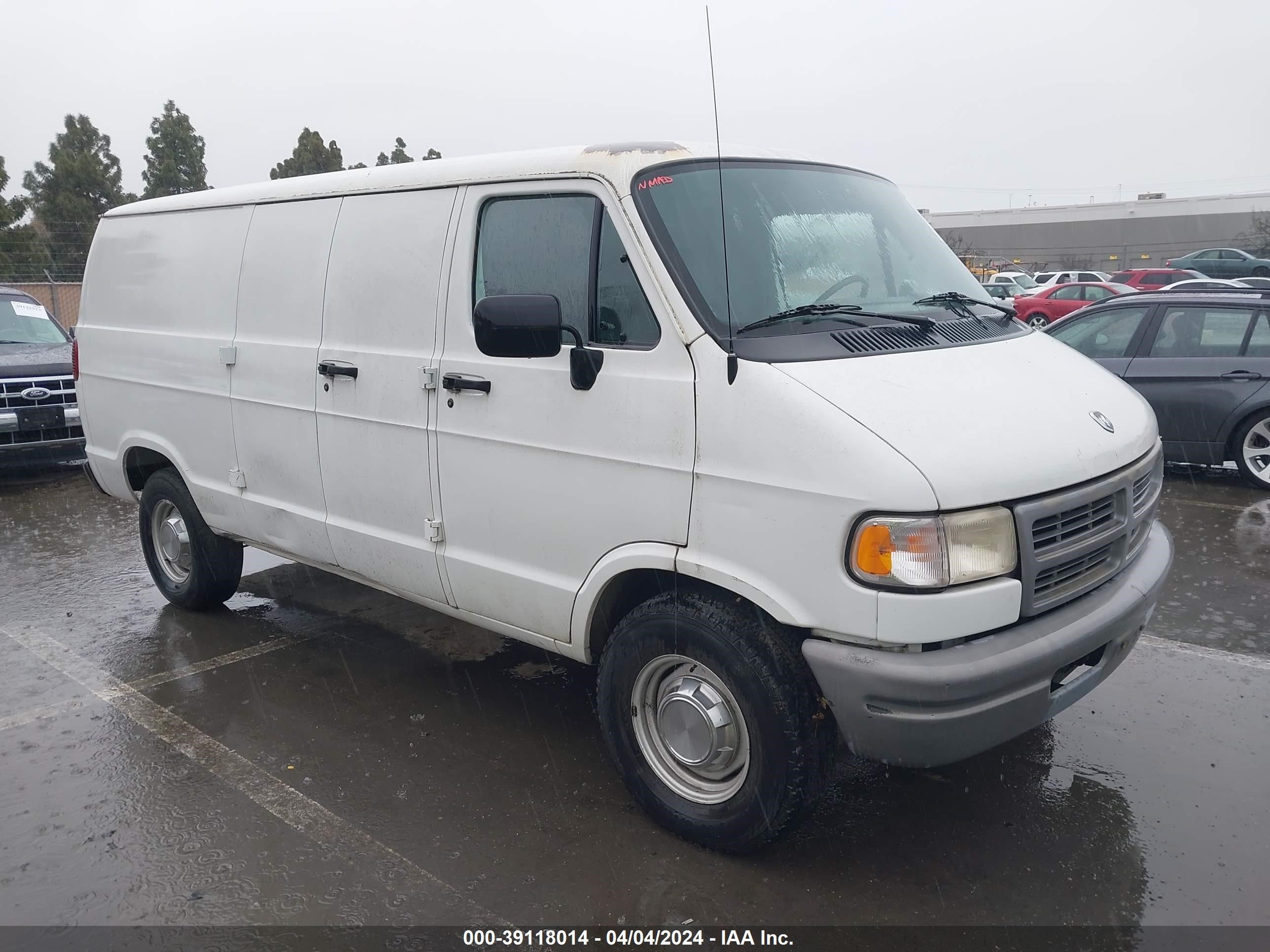 DODGE RAM VAN 1996 2b7hb21z6tk119437