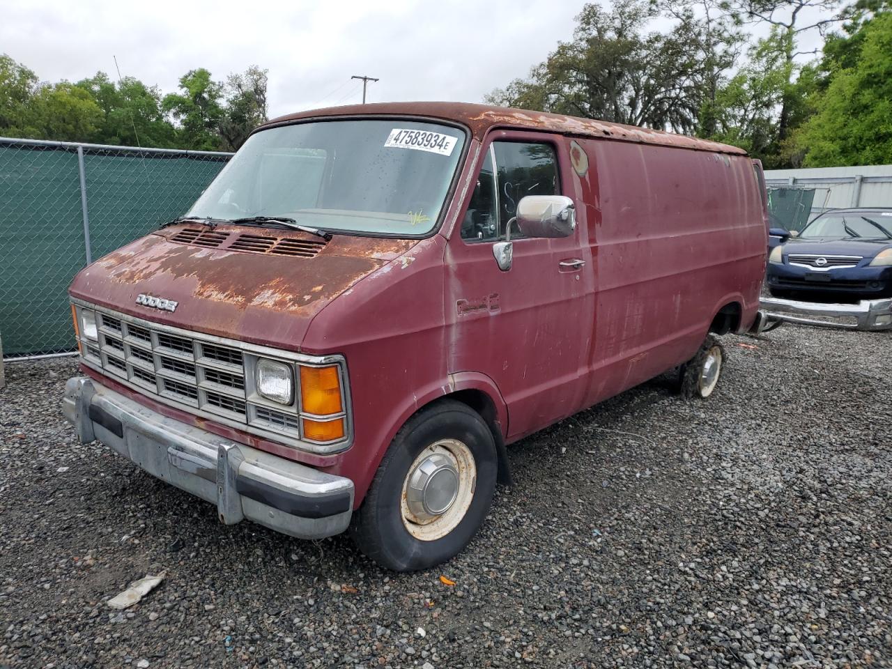 DODGE RAM VAN 1986 2b7hb23w8gk562701