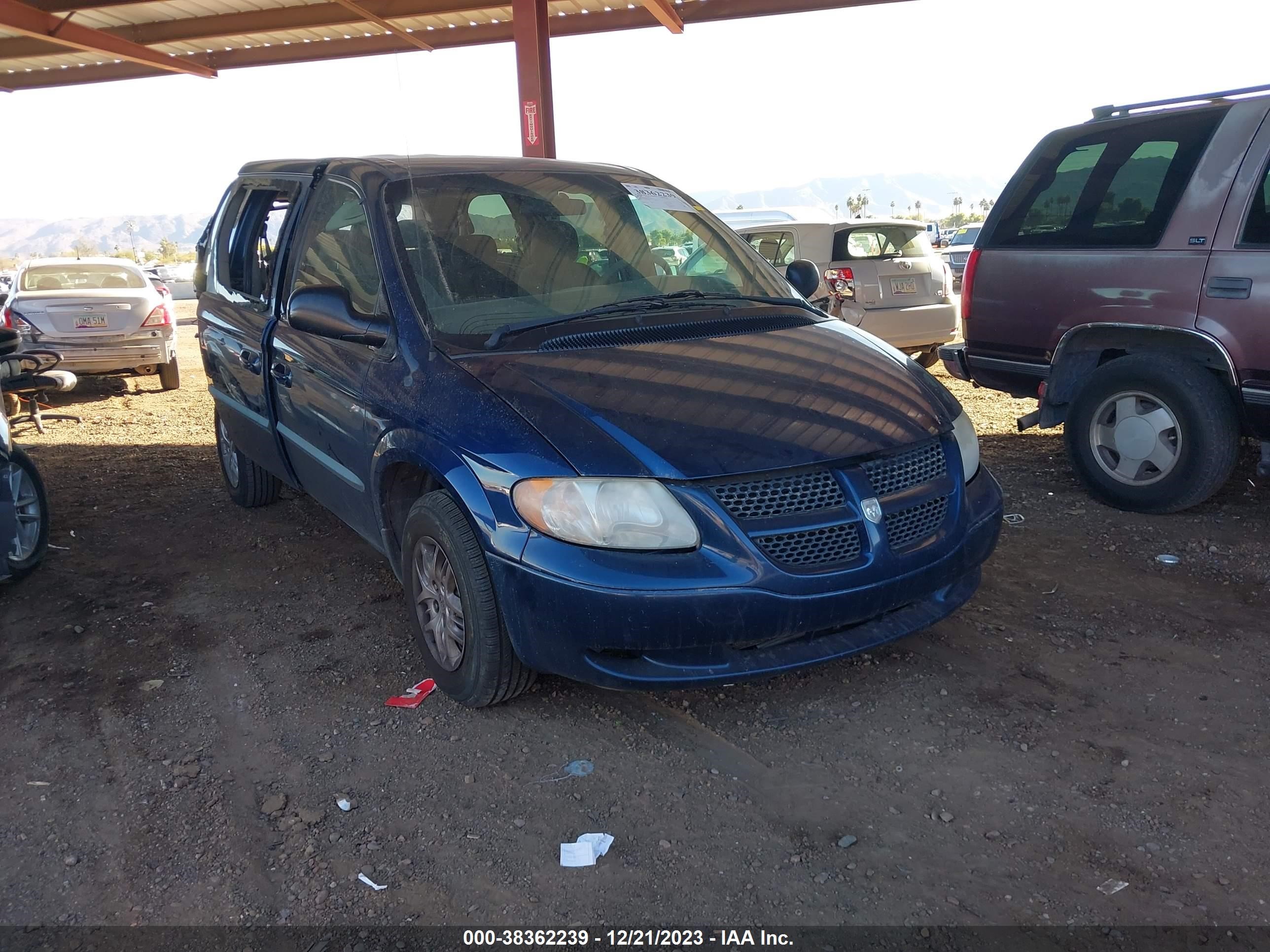 DODGE CARAVAN 2002 2b8gp34342r675984