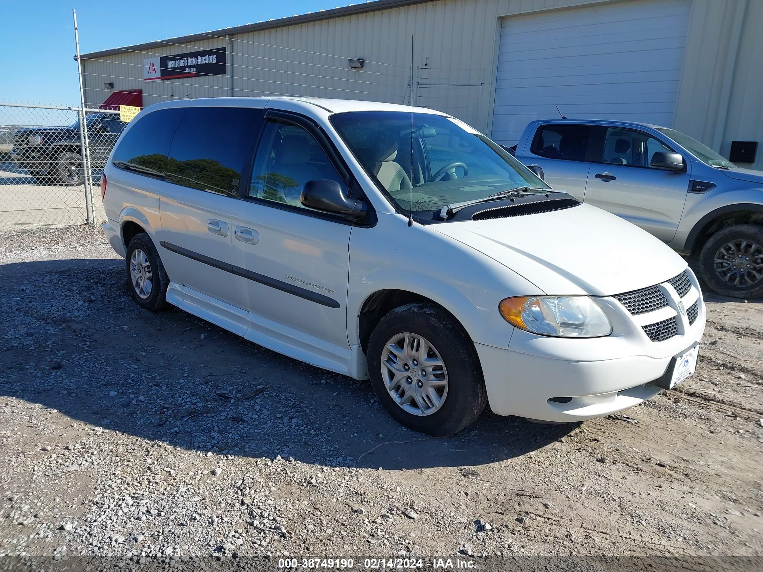 DODGE CARAVAN 2002 2b8gp44342r674274