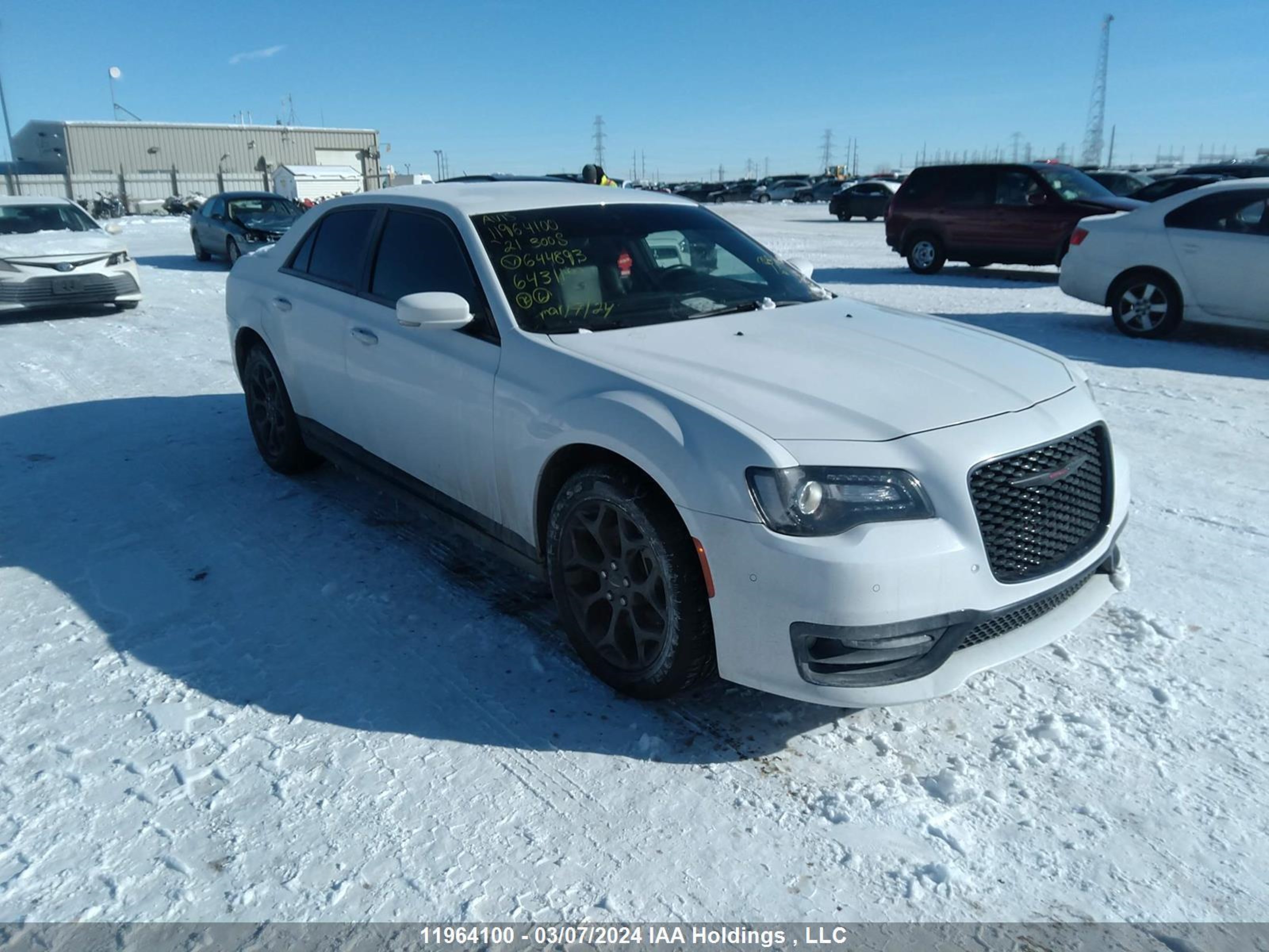 CHRYSLER 300 2021 2c3ccagg2mh644893