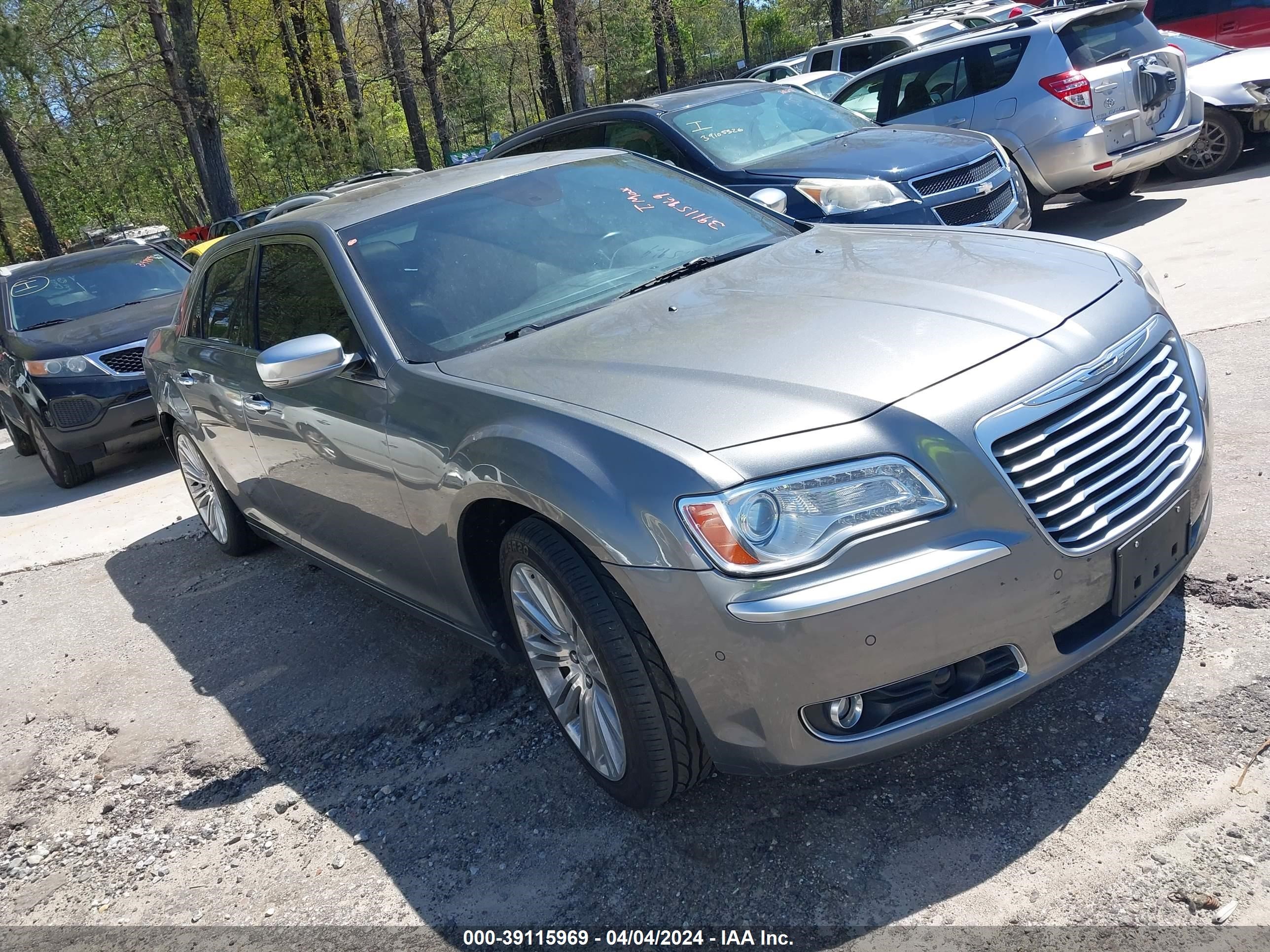 CHRYSLER 300C 2012 2c3ccapt0ch311698