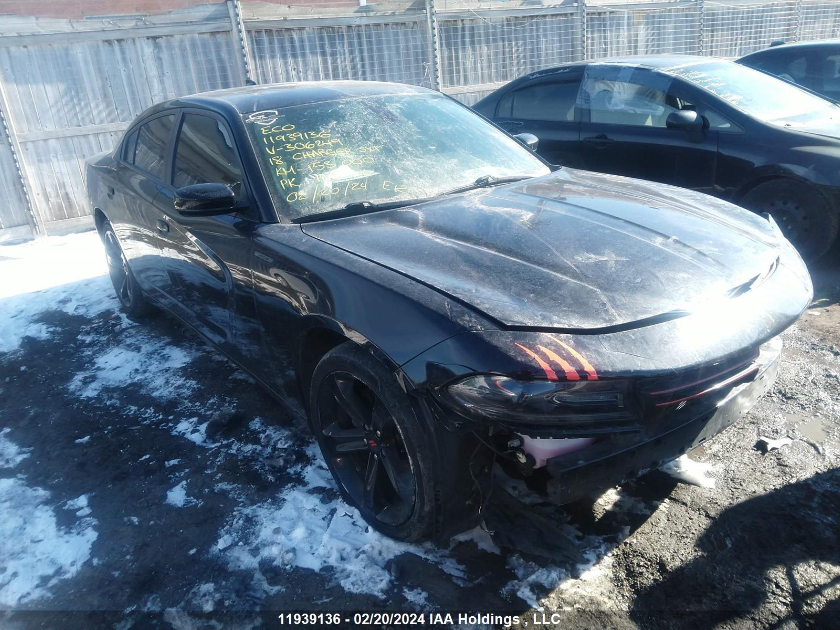 DODGE CHARGER 2018 2c3cdxhg3jh306249