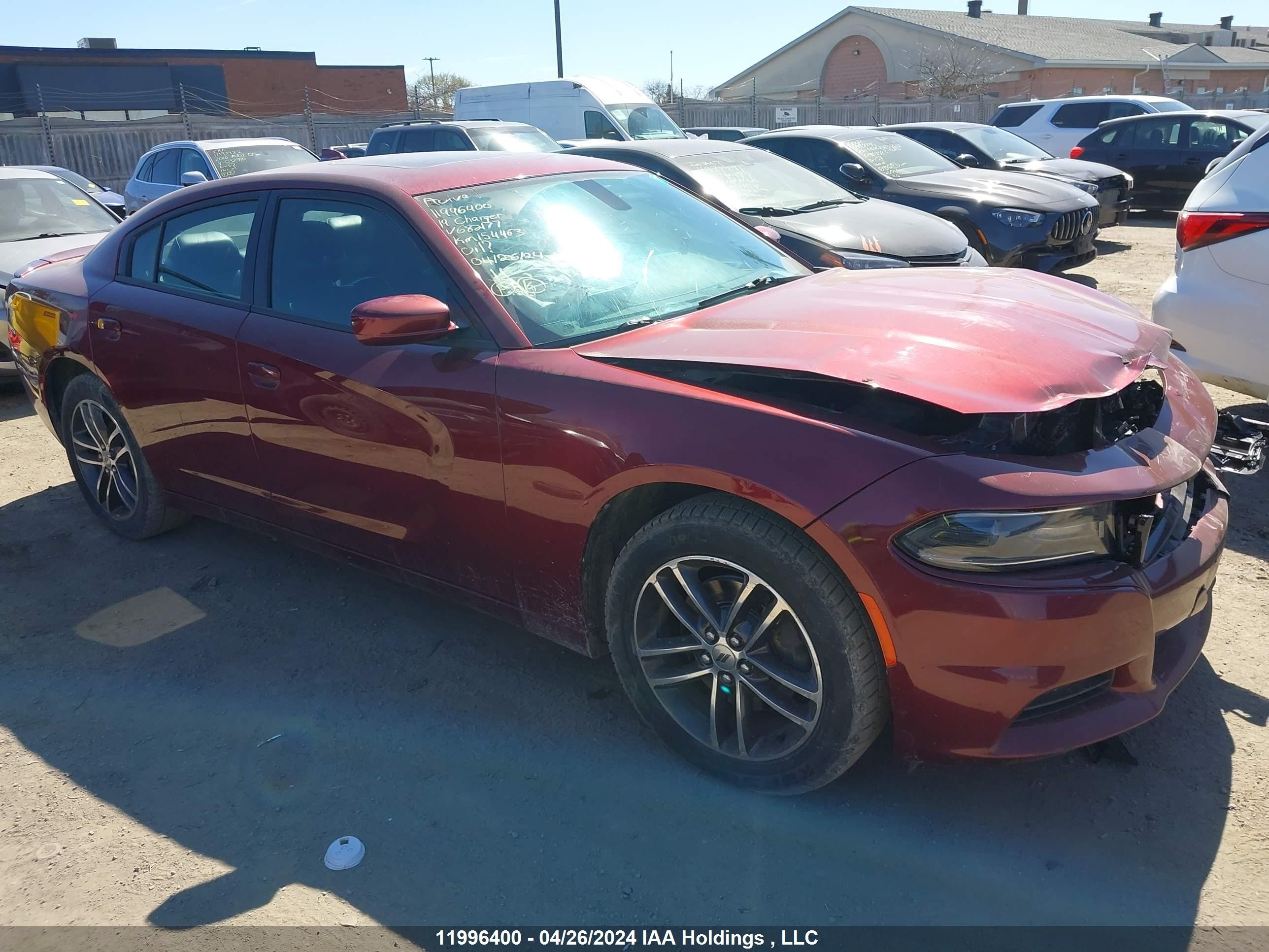 DODGE CHARGER 2019 2c3cdxjg4kh682177