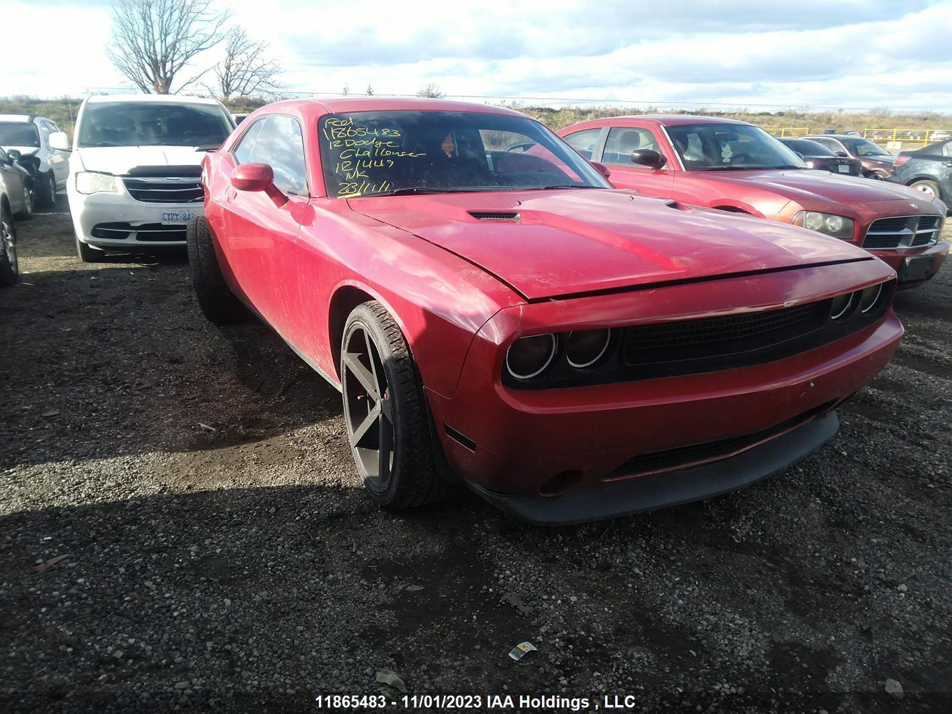 DODGE CHALLENGER 2012 2c3cdyag2ch121449