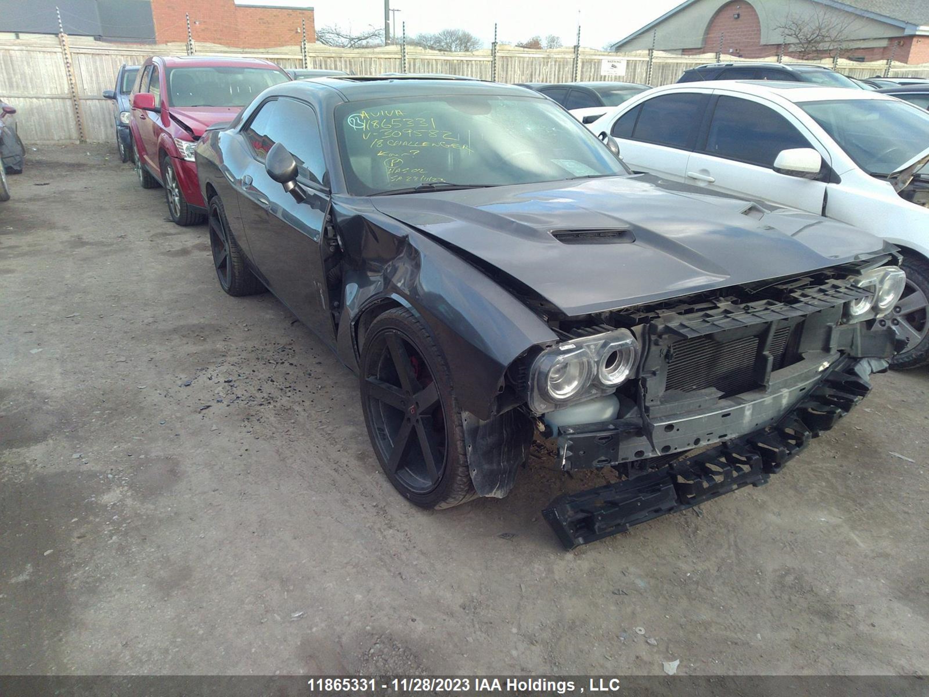 DODGE CHALLENGER 2018 2c3cdzag9jh309582