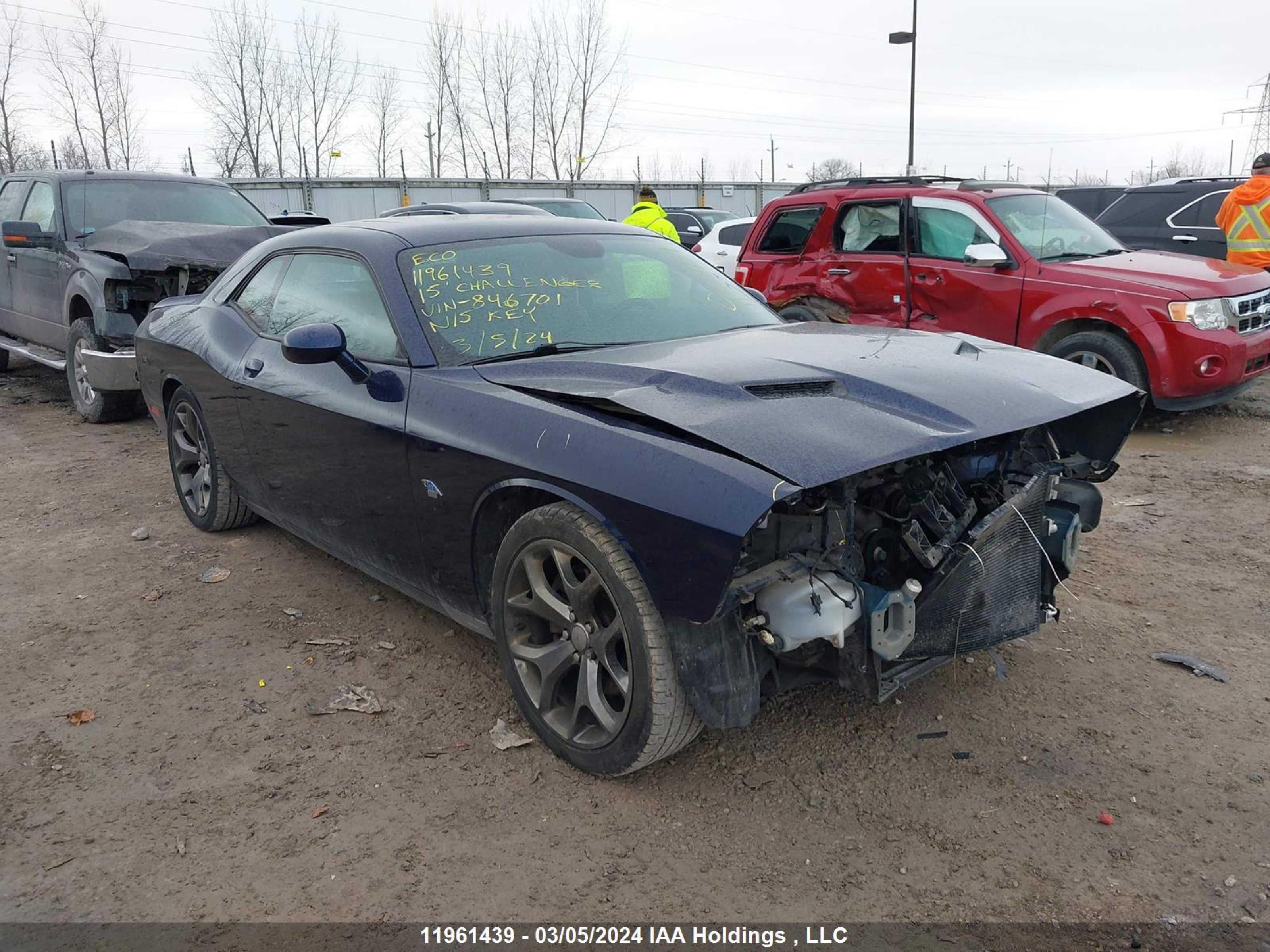 DODGE CHALLENGER 2015 2c3cdzbg5fh846701