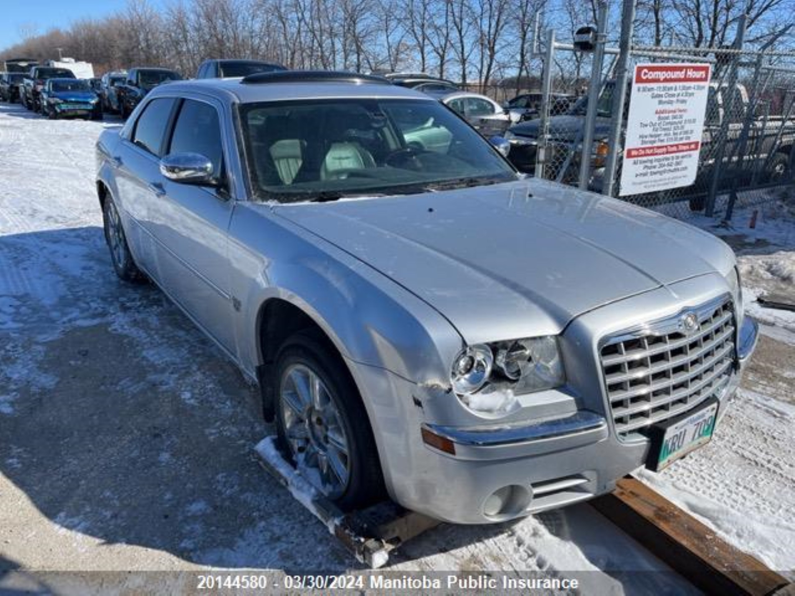 CHRYSLER 300C 2007 2c3ka63hx7h840985