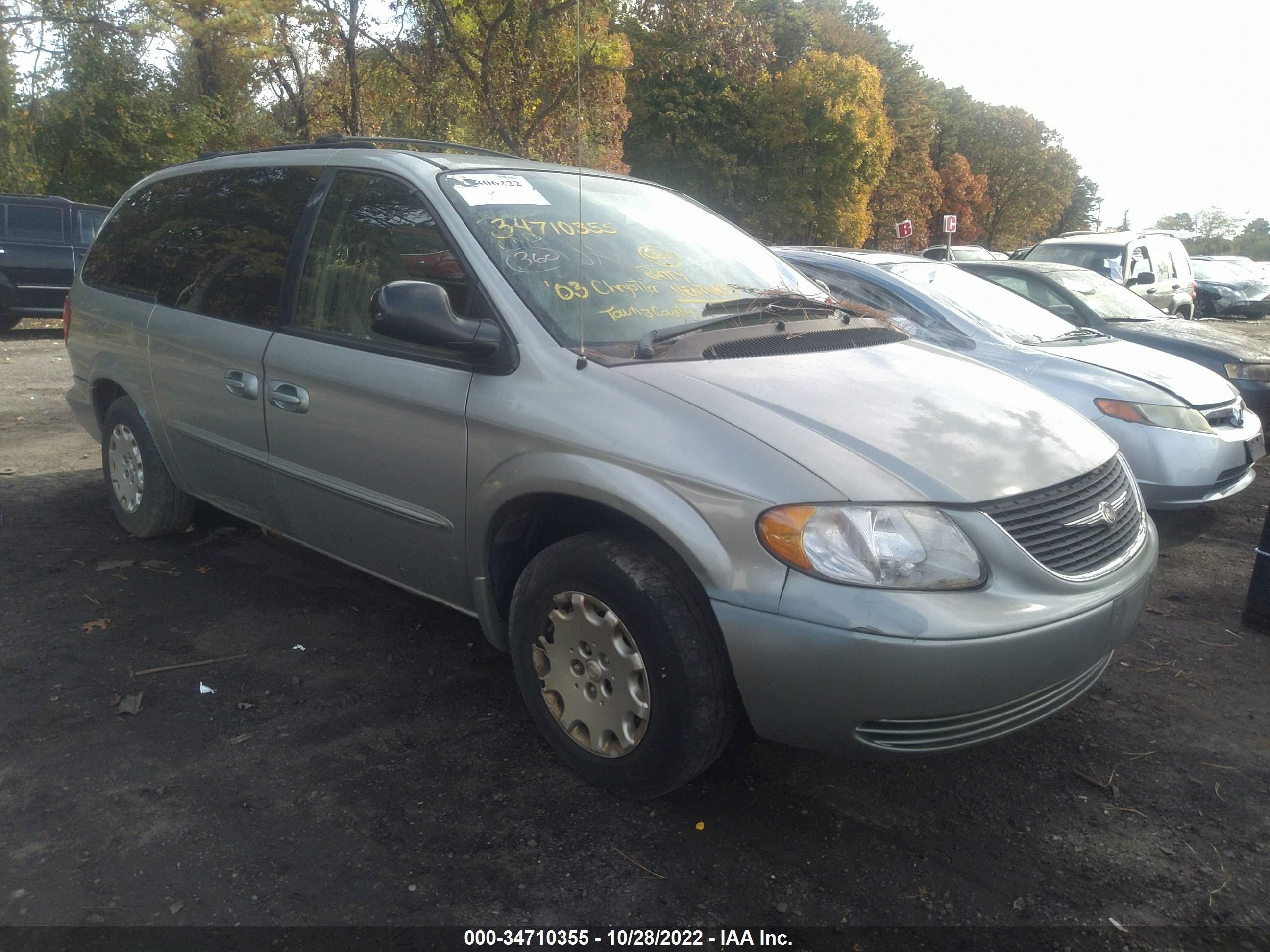 CHRYSLER TOWN & COUNTRY 2003 2c4gp44333r174922