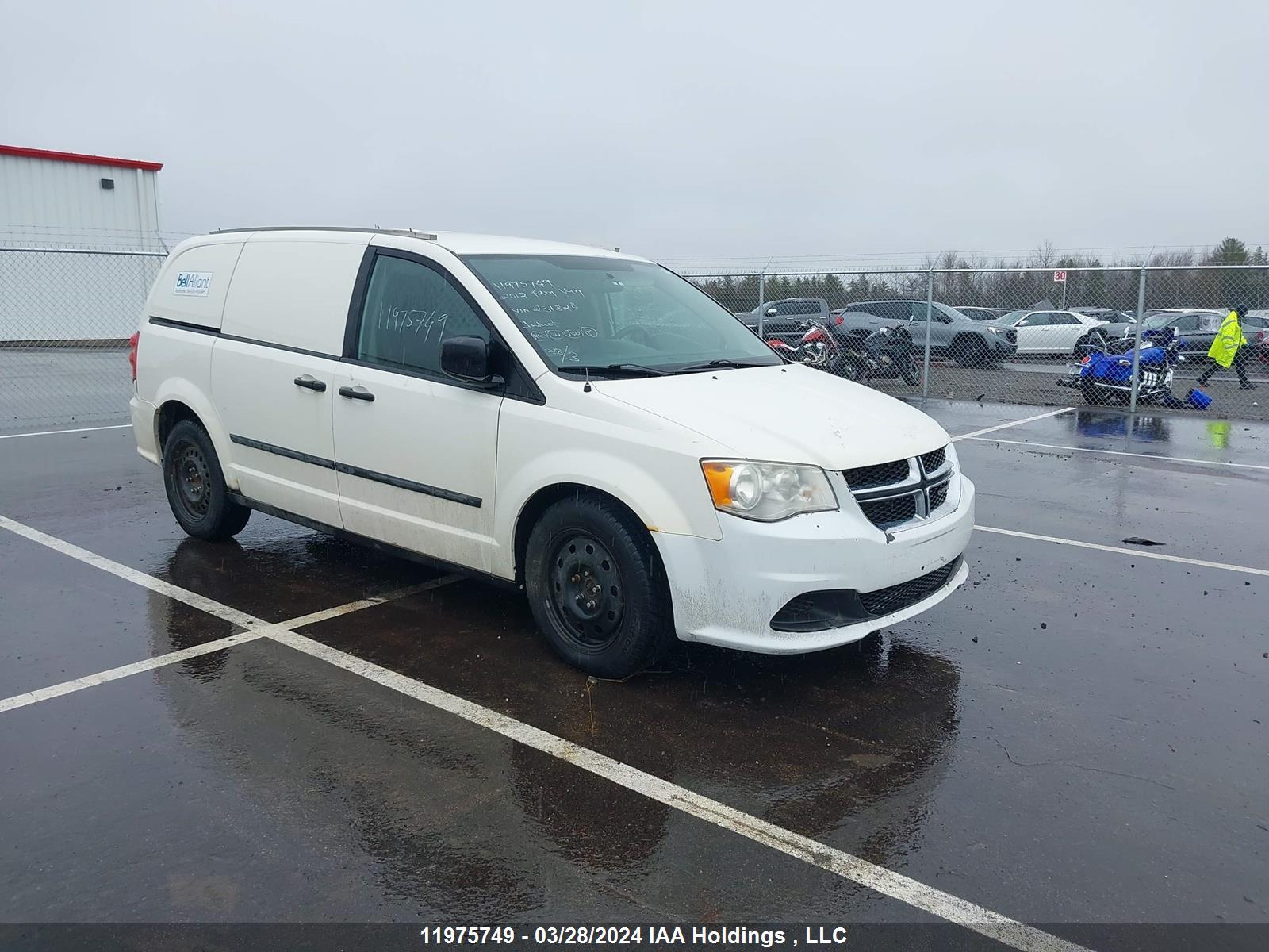 DODGE RAM VAN 2012 2c4jdgag2cr231828