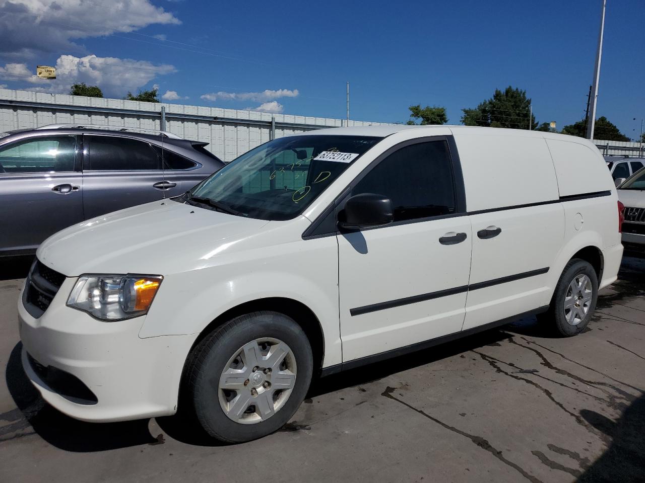 DODGE RAM VAN 2012 2c4jdgag4cr367457