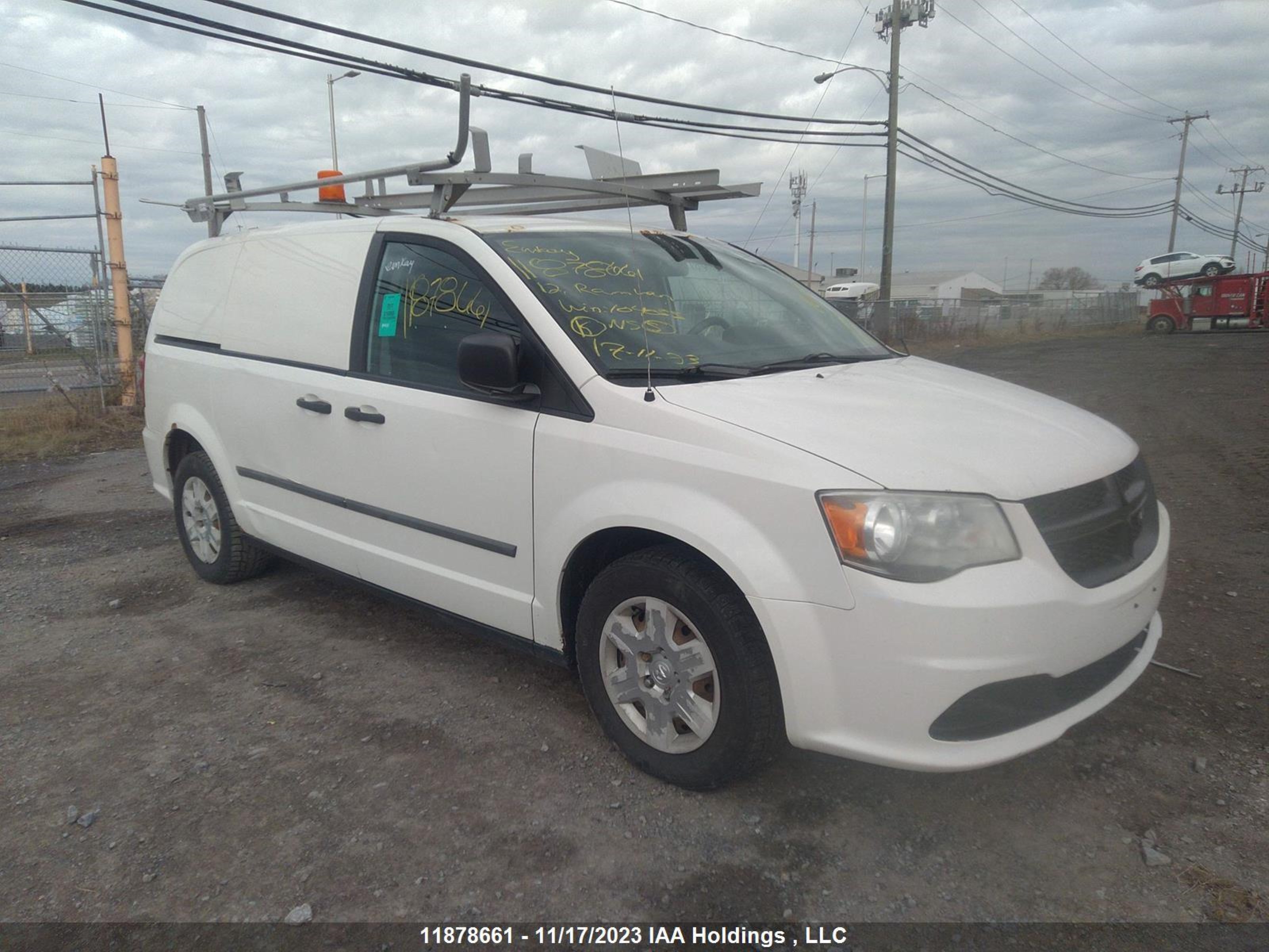 DODGE RAM VAN 2012 2c4jdgag7cr104055