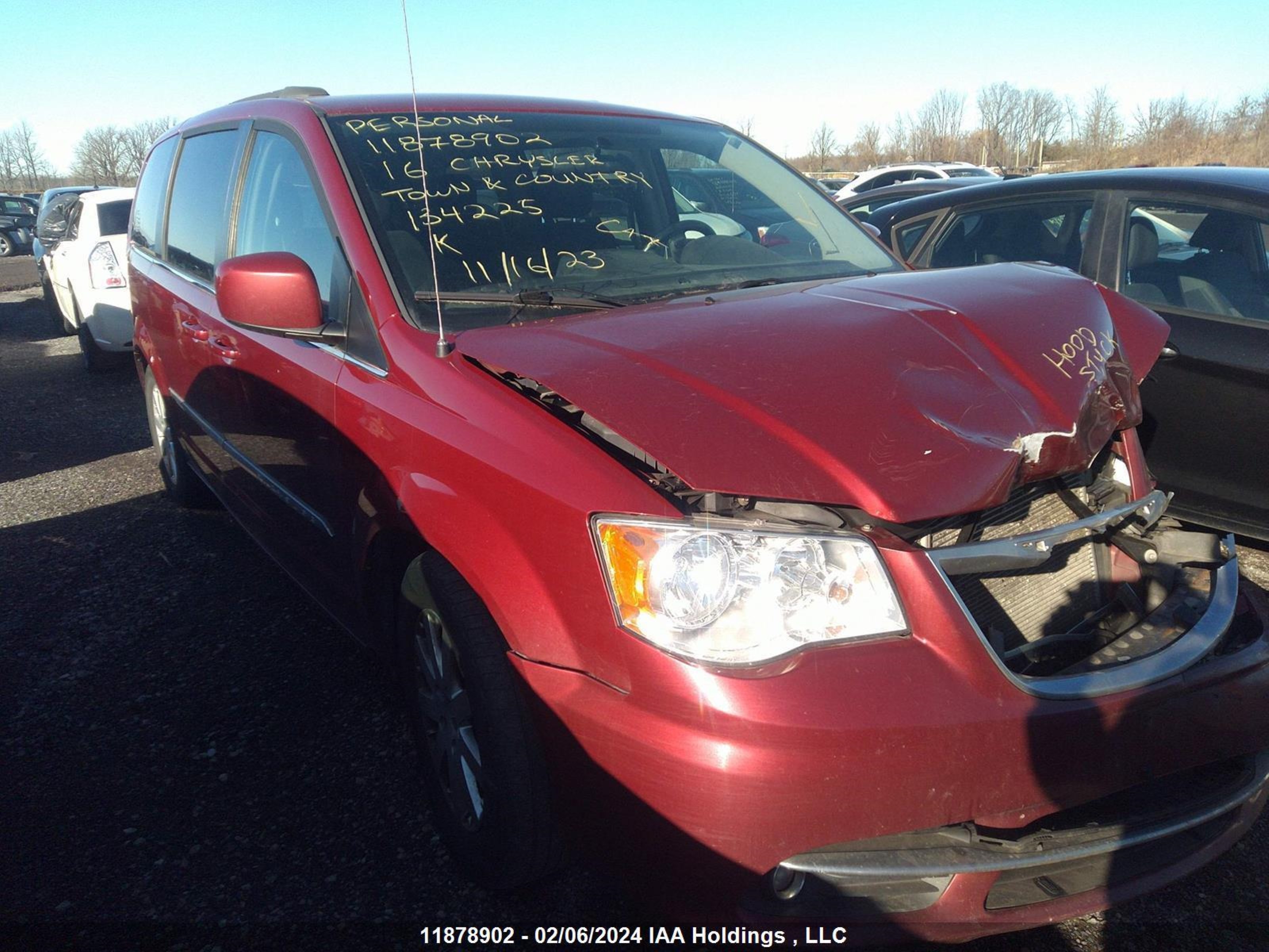 CHRYSLER TOWN & COUNTRY 2016 2c4rc1bg3gr134225