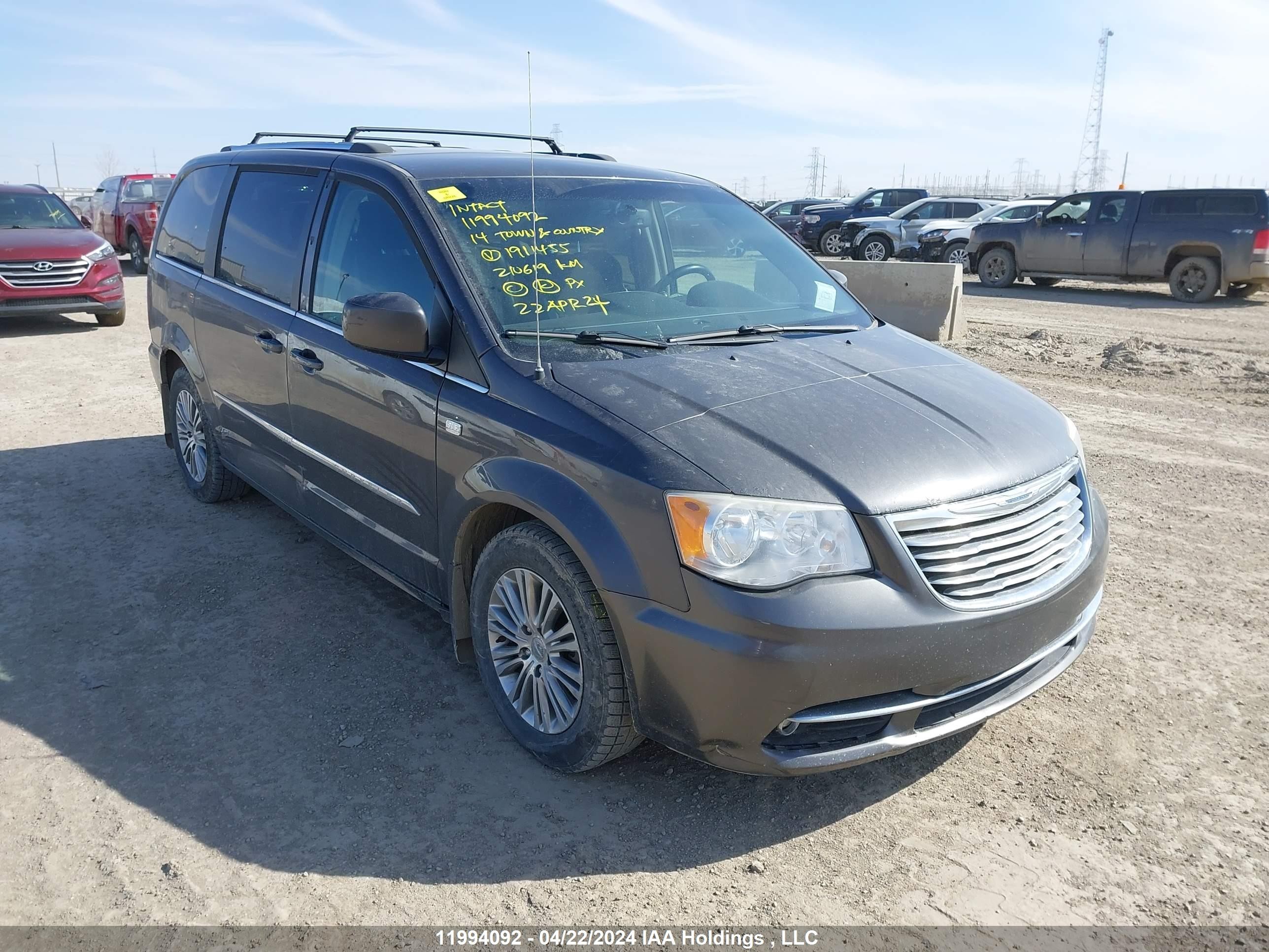 CHRYSLER TOWN & COUNTRY 2014 2c4rc1cg3er191455