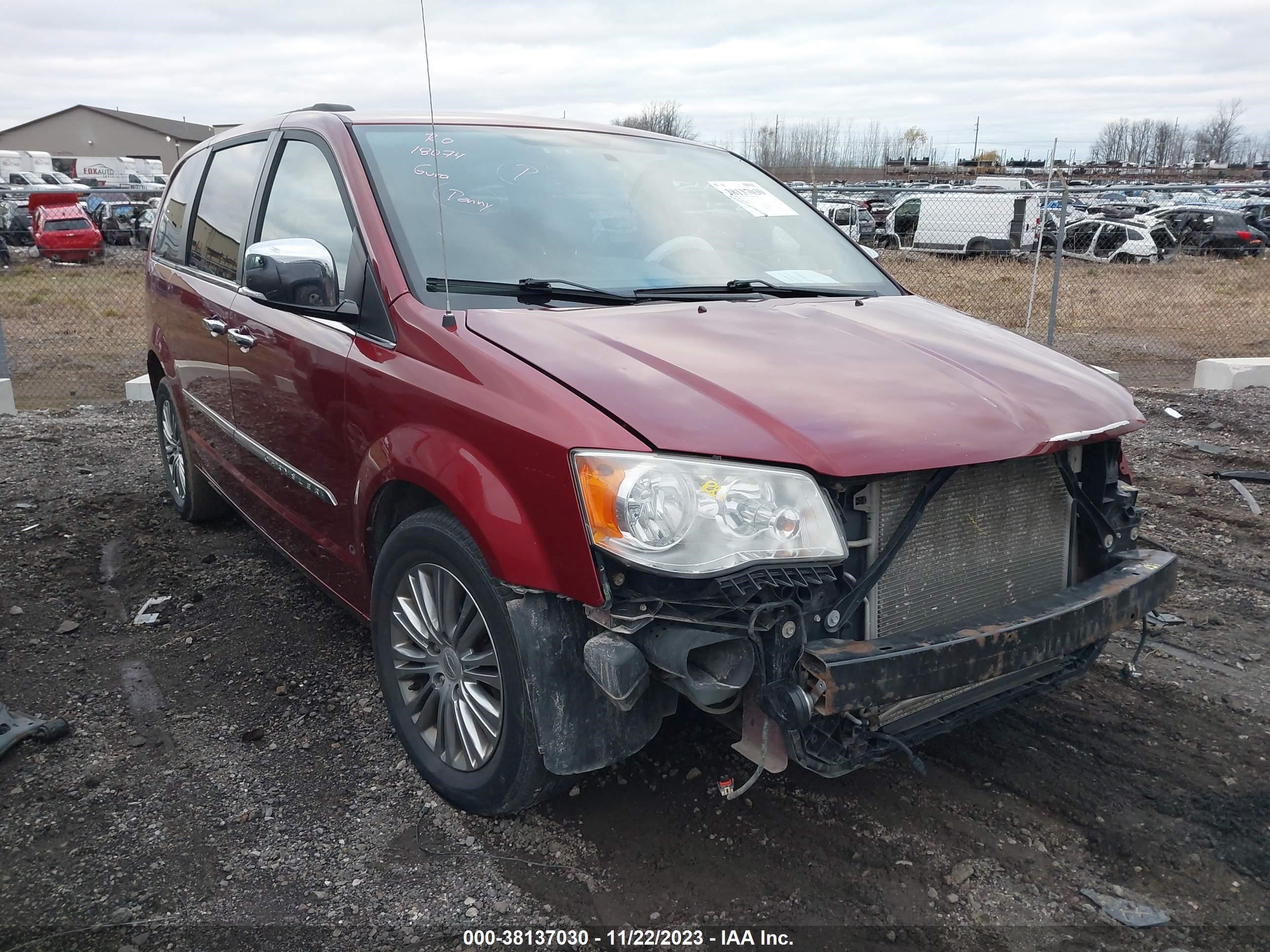 CHRYSLER TOWN & COUNTRY 2013 2c4rc1cg4dr726646