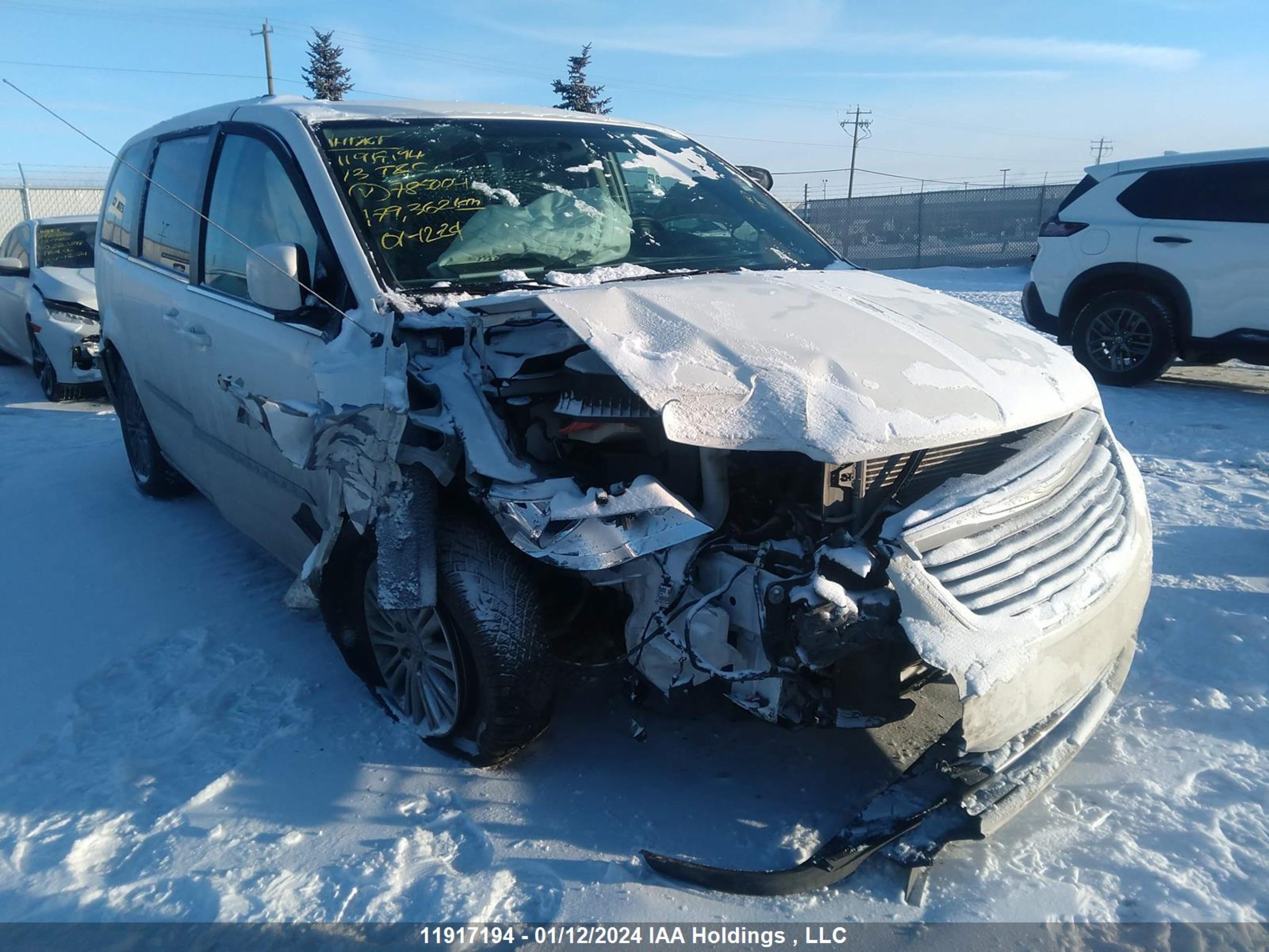 CHRYSLER TOWN & COUNTRY 2013 2c4rc1cg6dr785004