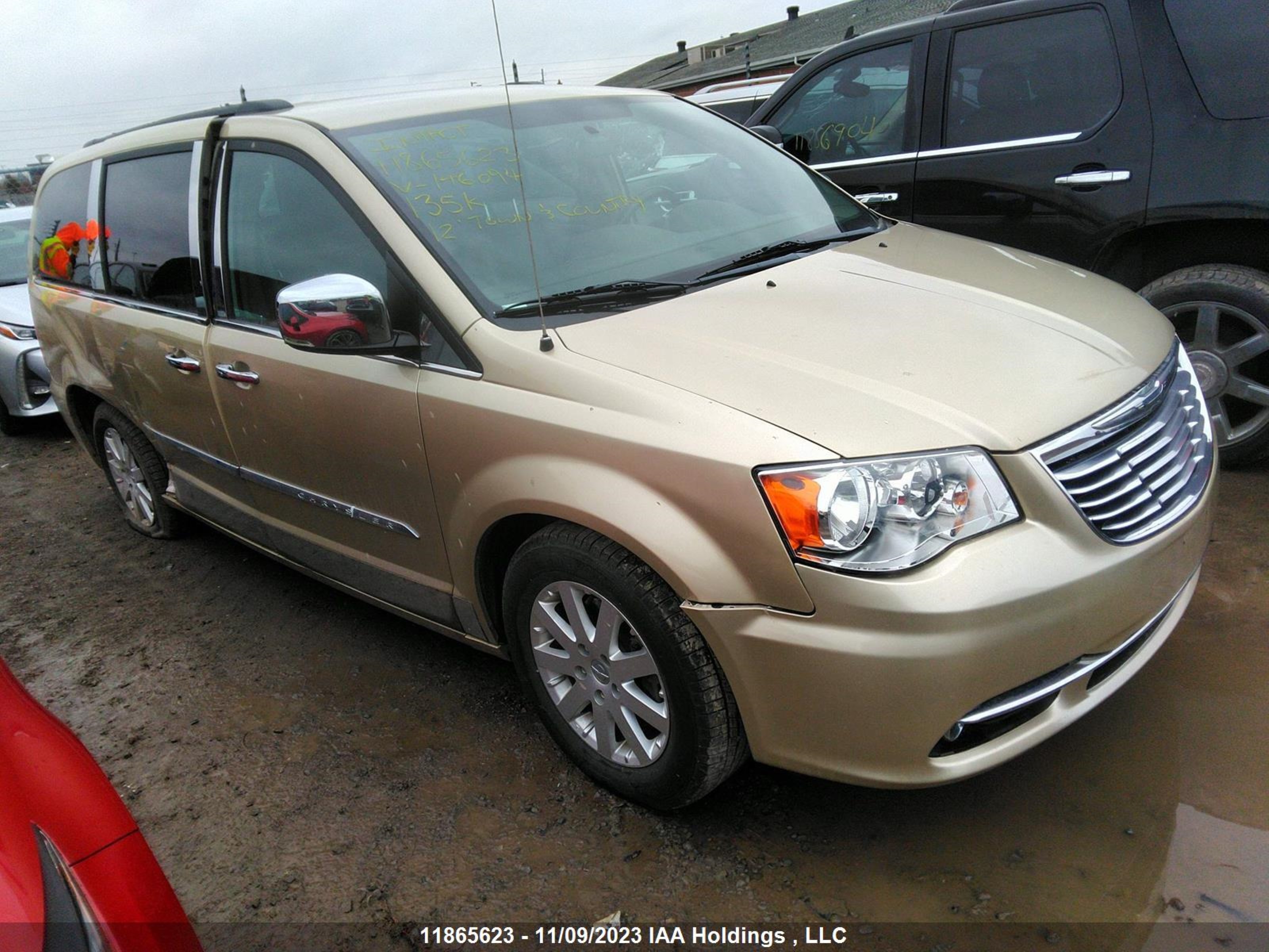 CHRYSLER TOWN & COU 2012 2c4rc1cg7cr146094