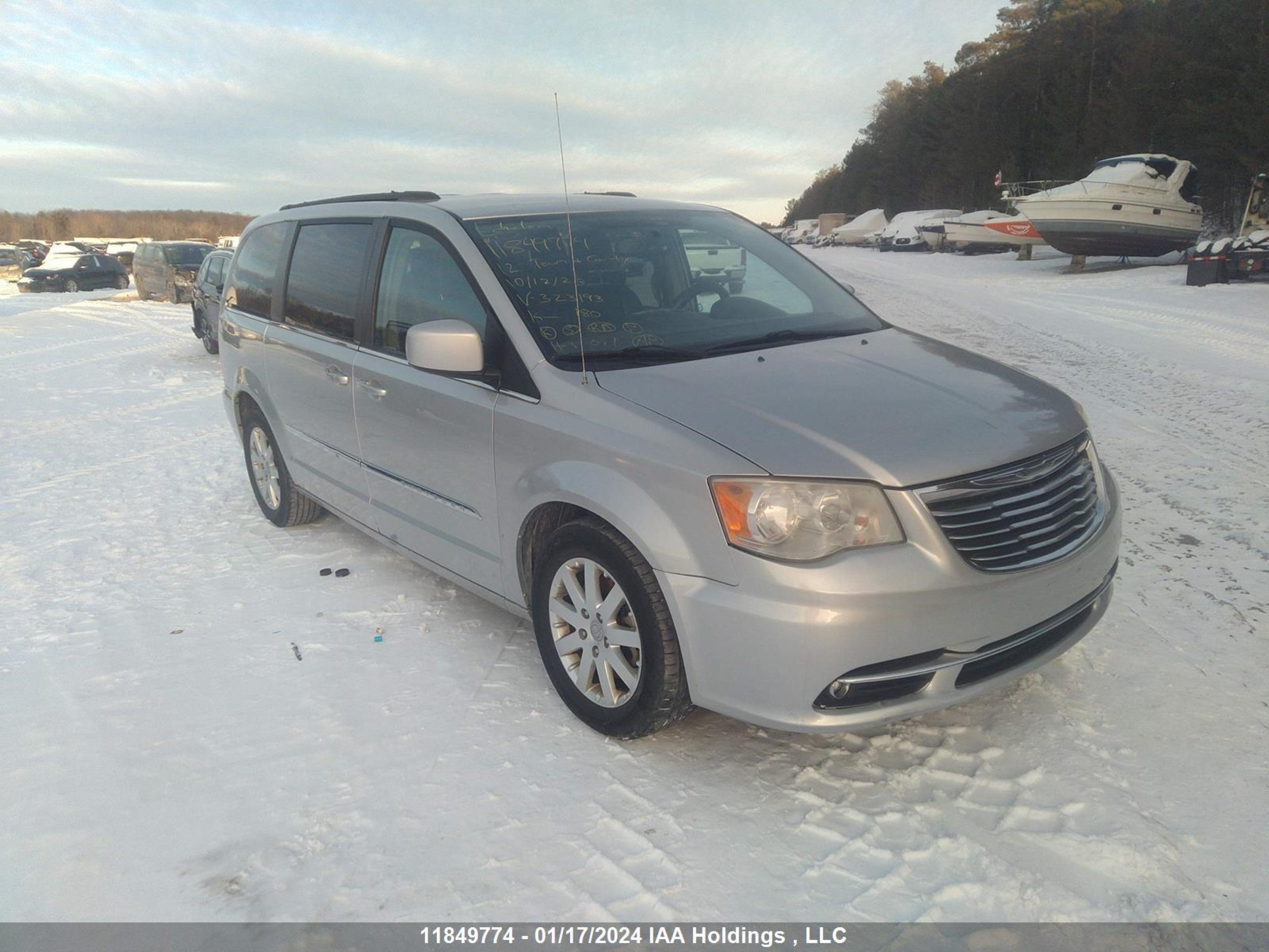 CHRYSLER TOWN & COUNTRY 2012 2c4rc1cg7cr323193