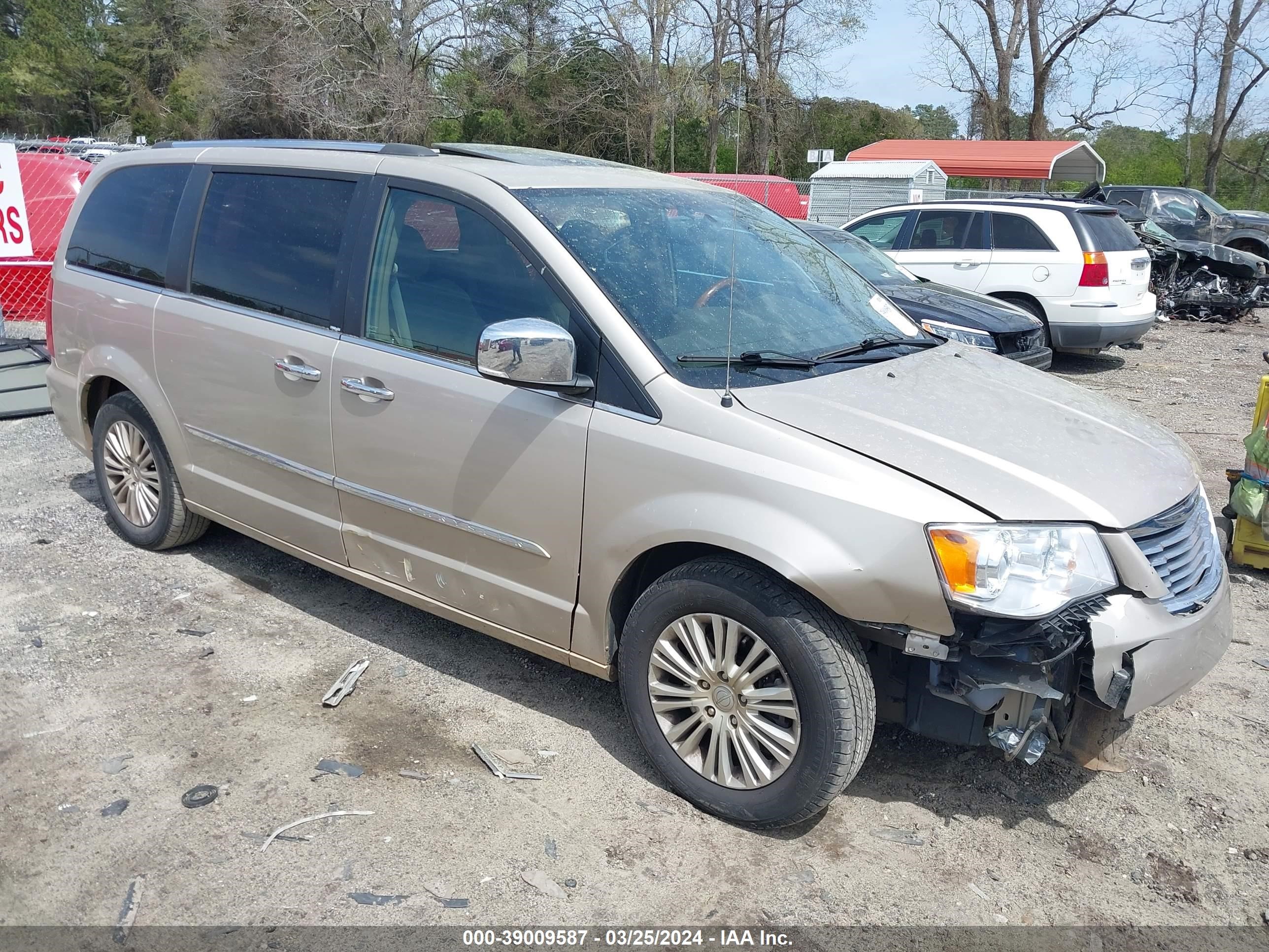 CHRYSLER TOWN & COUNTRY 2013 2c4rc1gg5dr509407