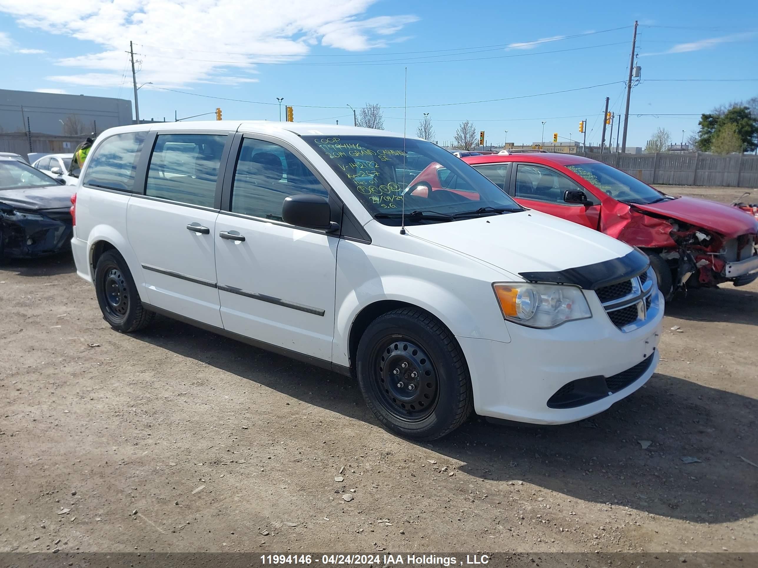 DODGE CARAVAN 2014 2c4rdgbg0er142182