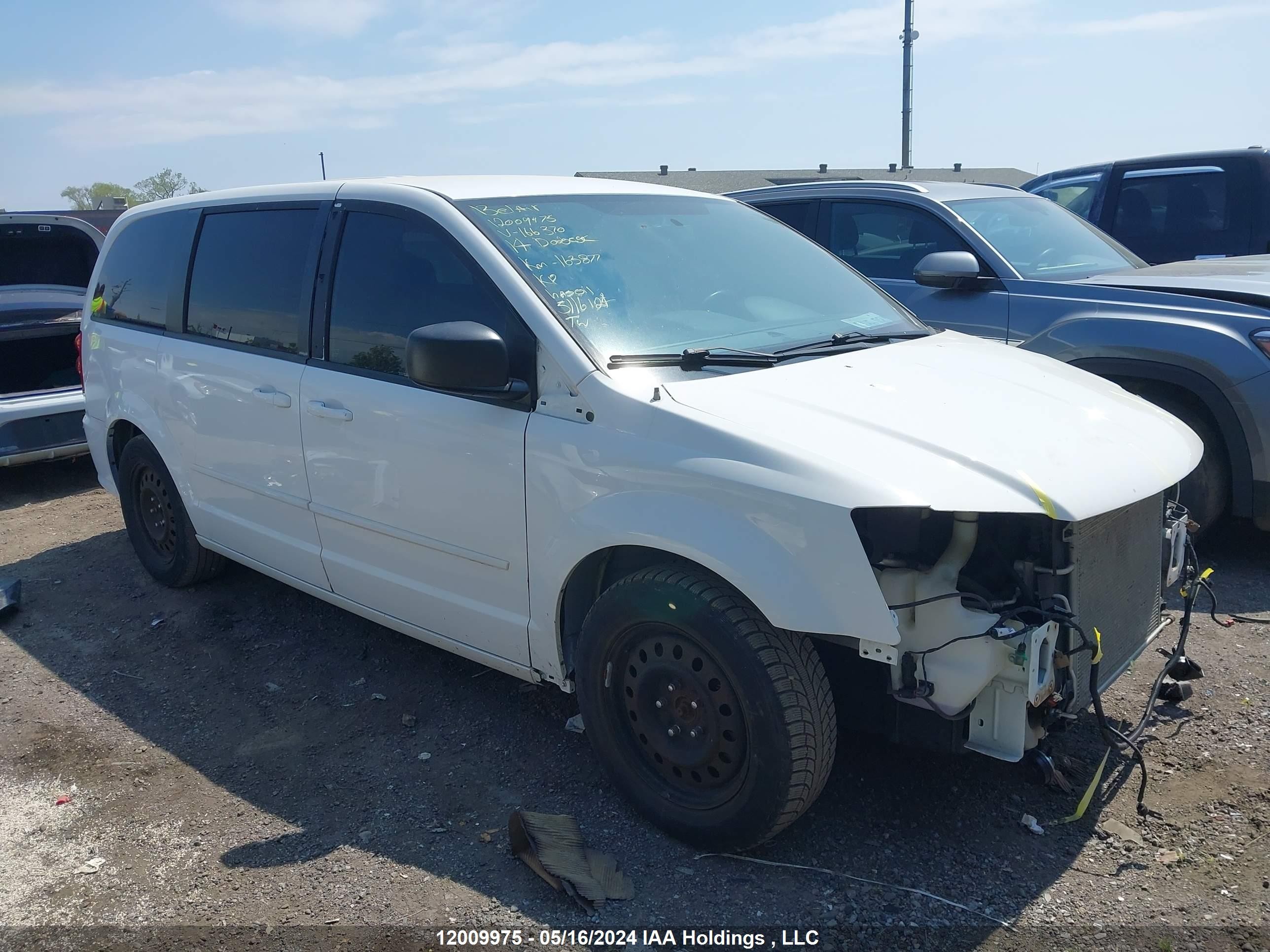 DODGE CARAVAN 2014 2c4rdgbg0er166370