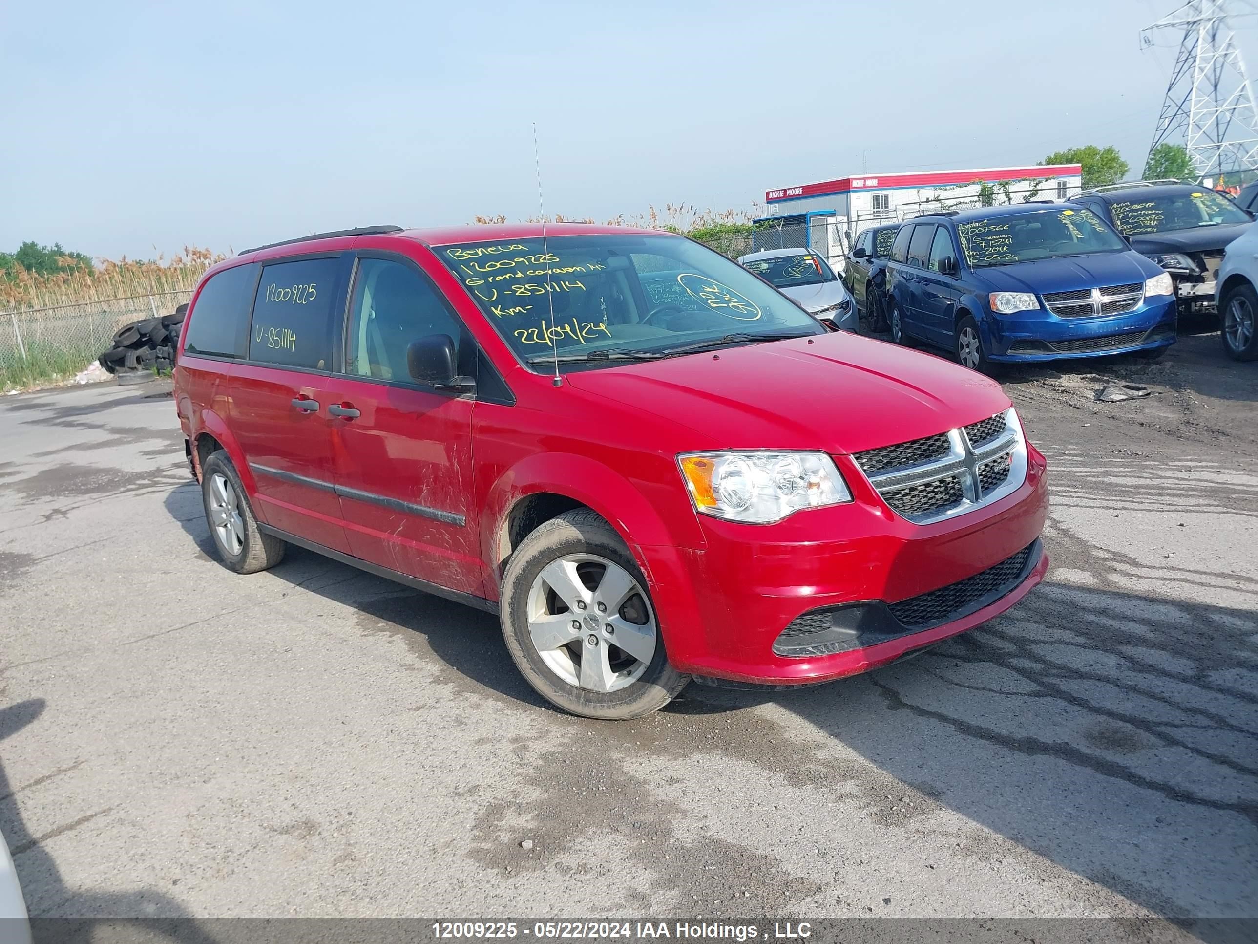 DODGE CARAVAN 2014 2c4rdgbg0er851114