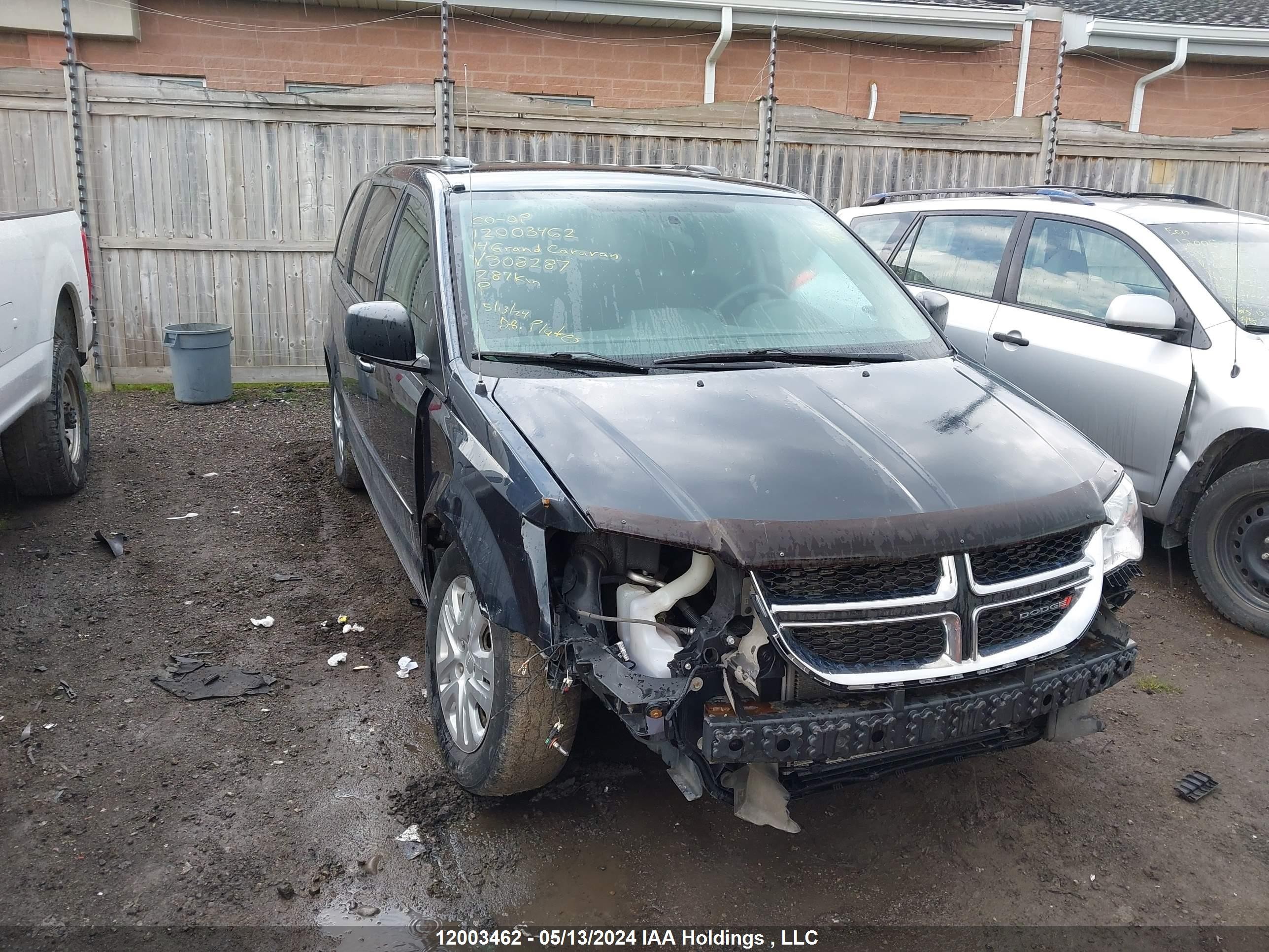 DODGE CARAVAN 2014 2c4rdgbg1er308287