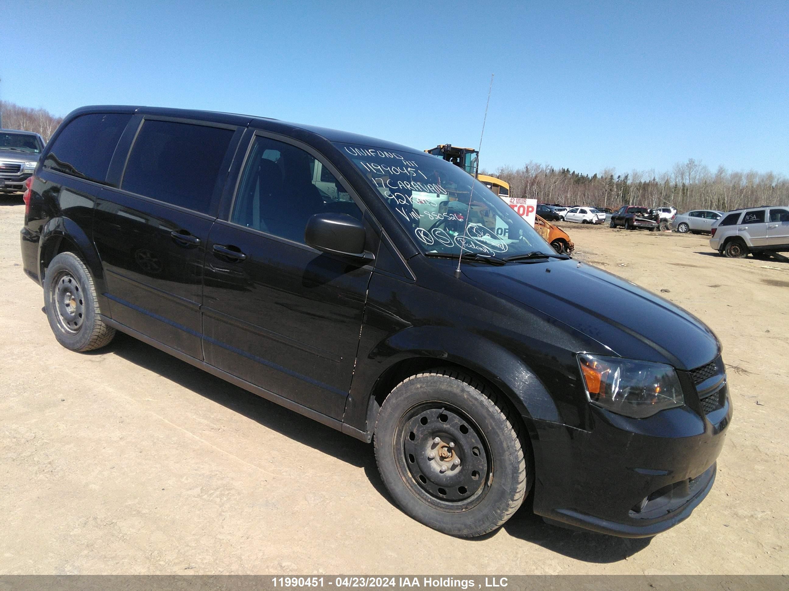 DODGE CARAVAN 2017 2c4rdgbg1hr850526