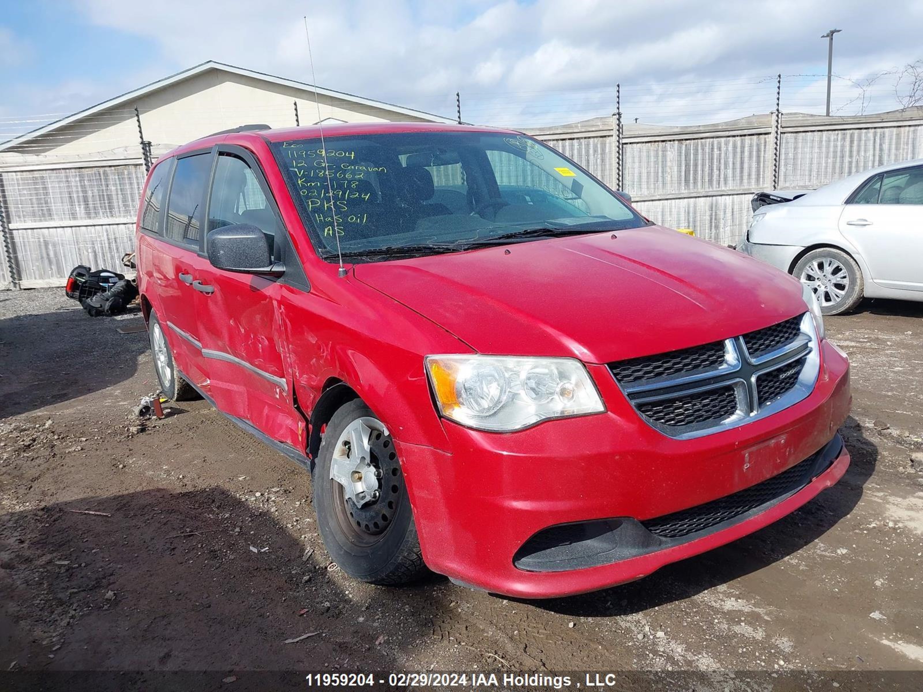 DODGE CARAVAN 2012 2c4rdgbg2cr185662