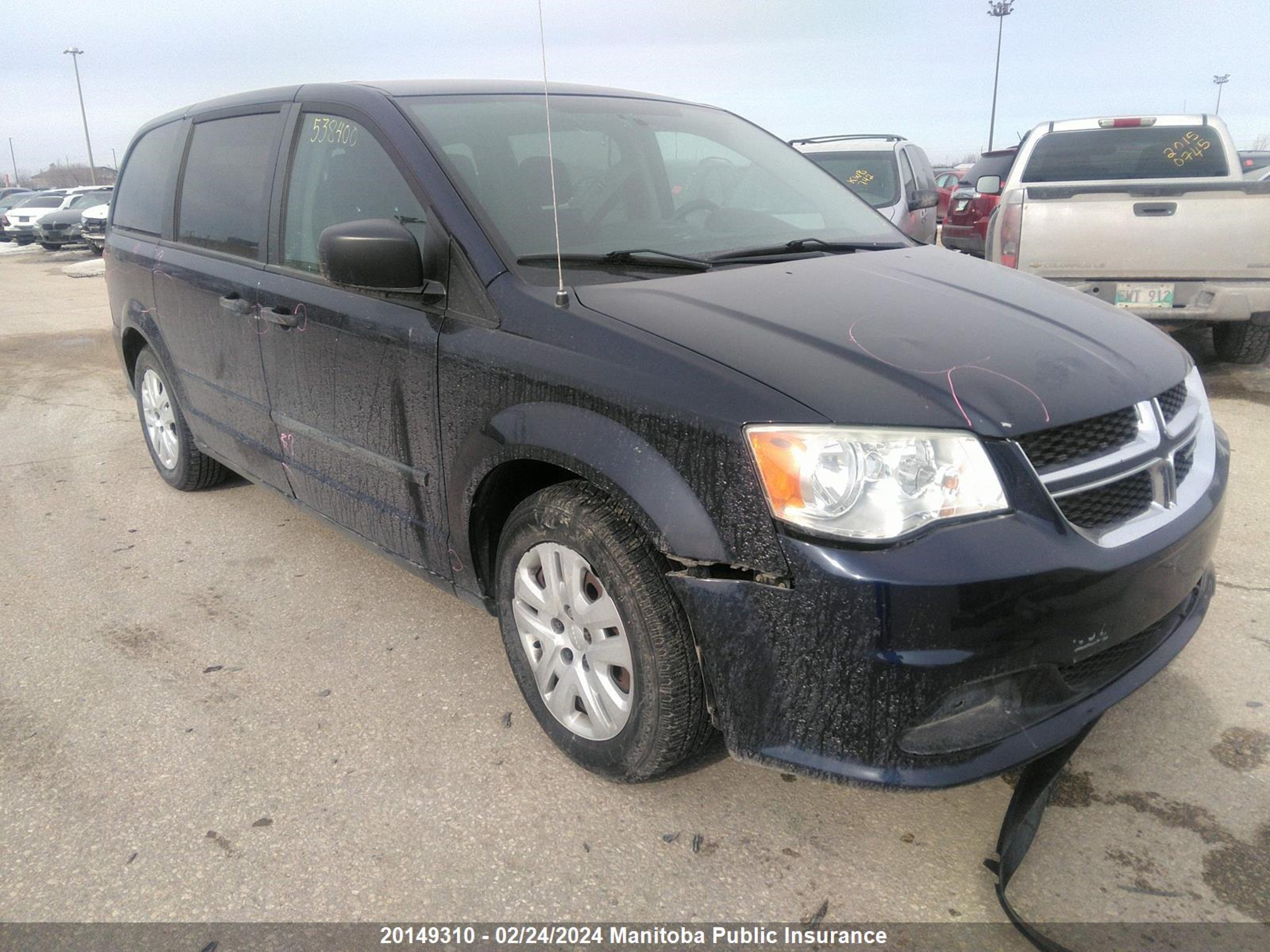 DODGE CARAVAN 2014 2c4rdgbg2er175961