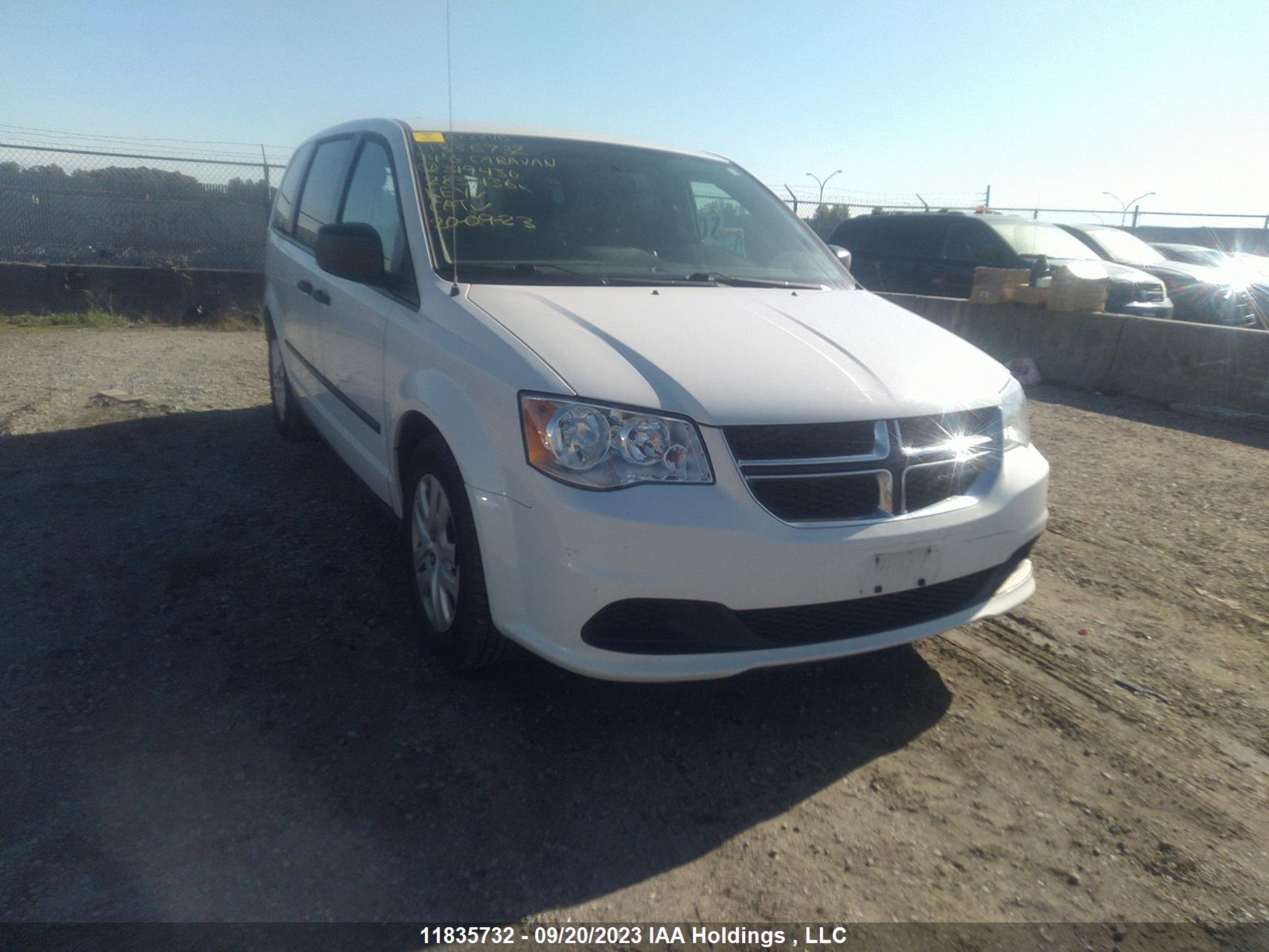 DODGE CARAVAN 2014 2c4rdgbg2er319430