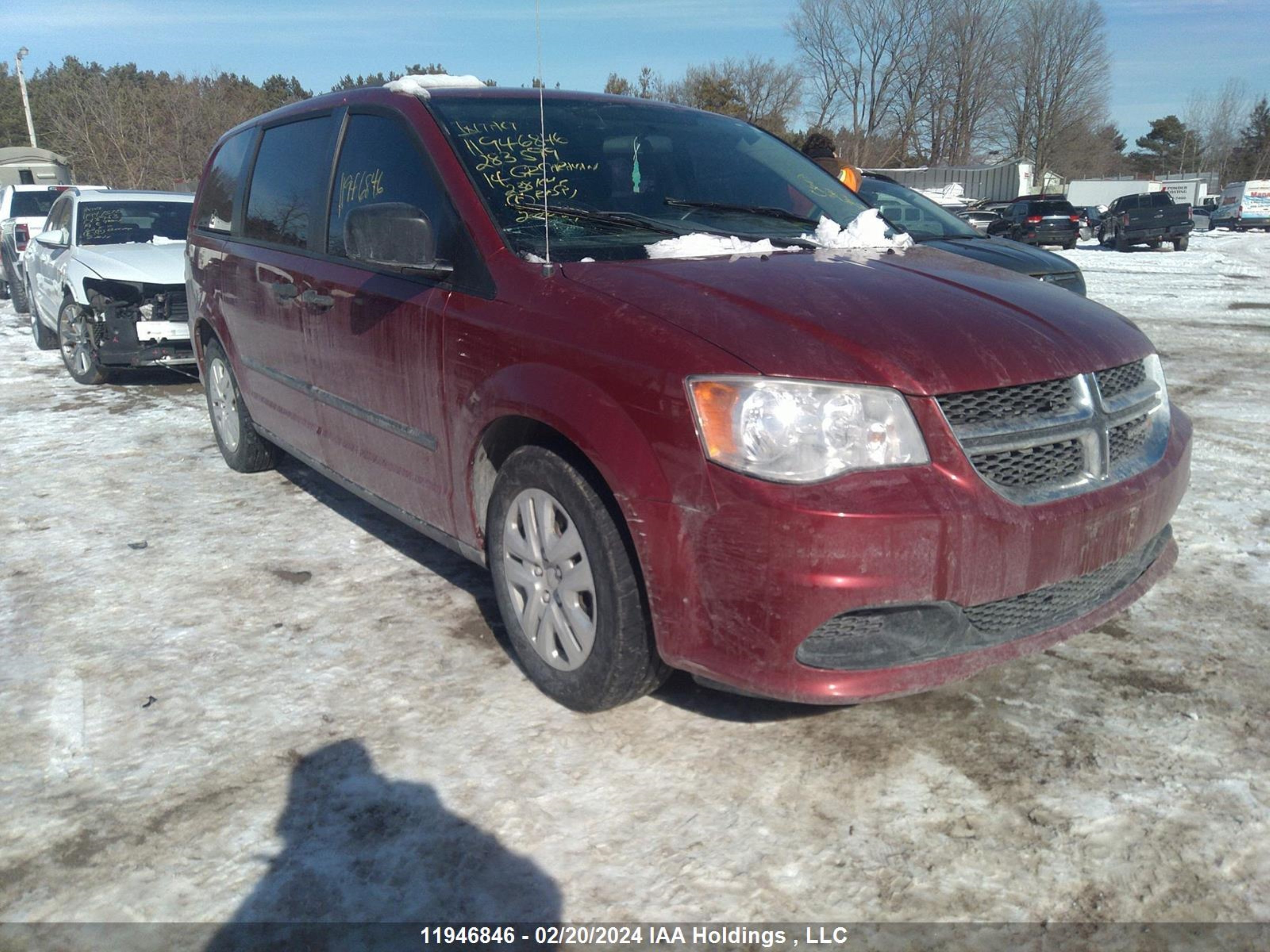 DODGE CARAVAN 2014 2c4rdgbg3er283599