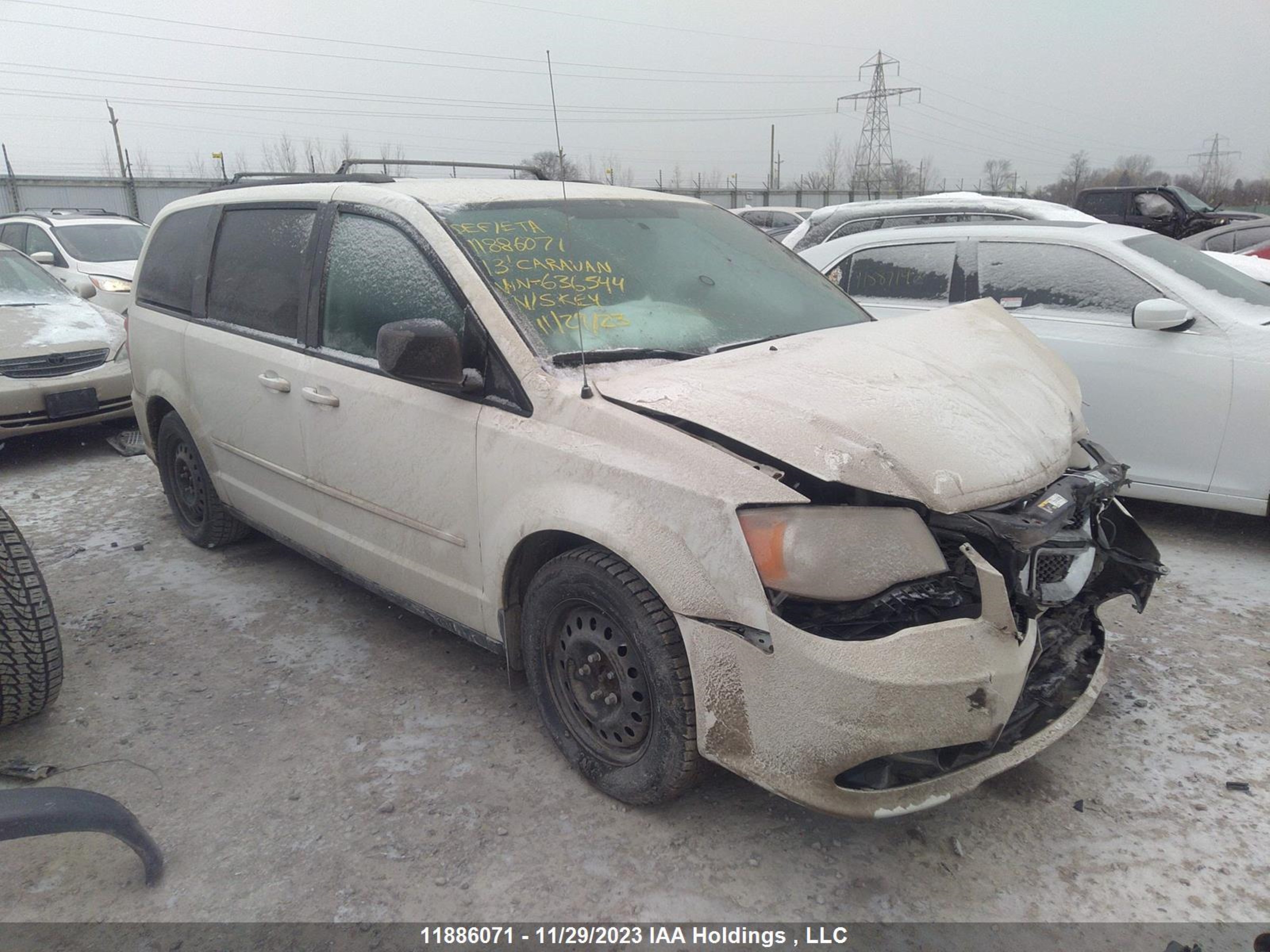 DODGE CARAVAN 2013 2c4rdgbg4dr636544