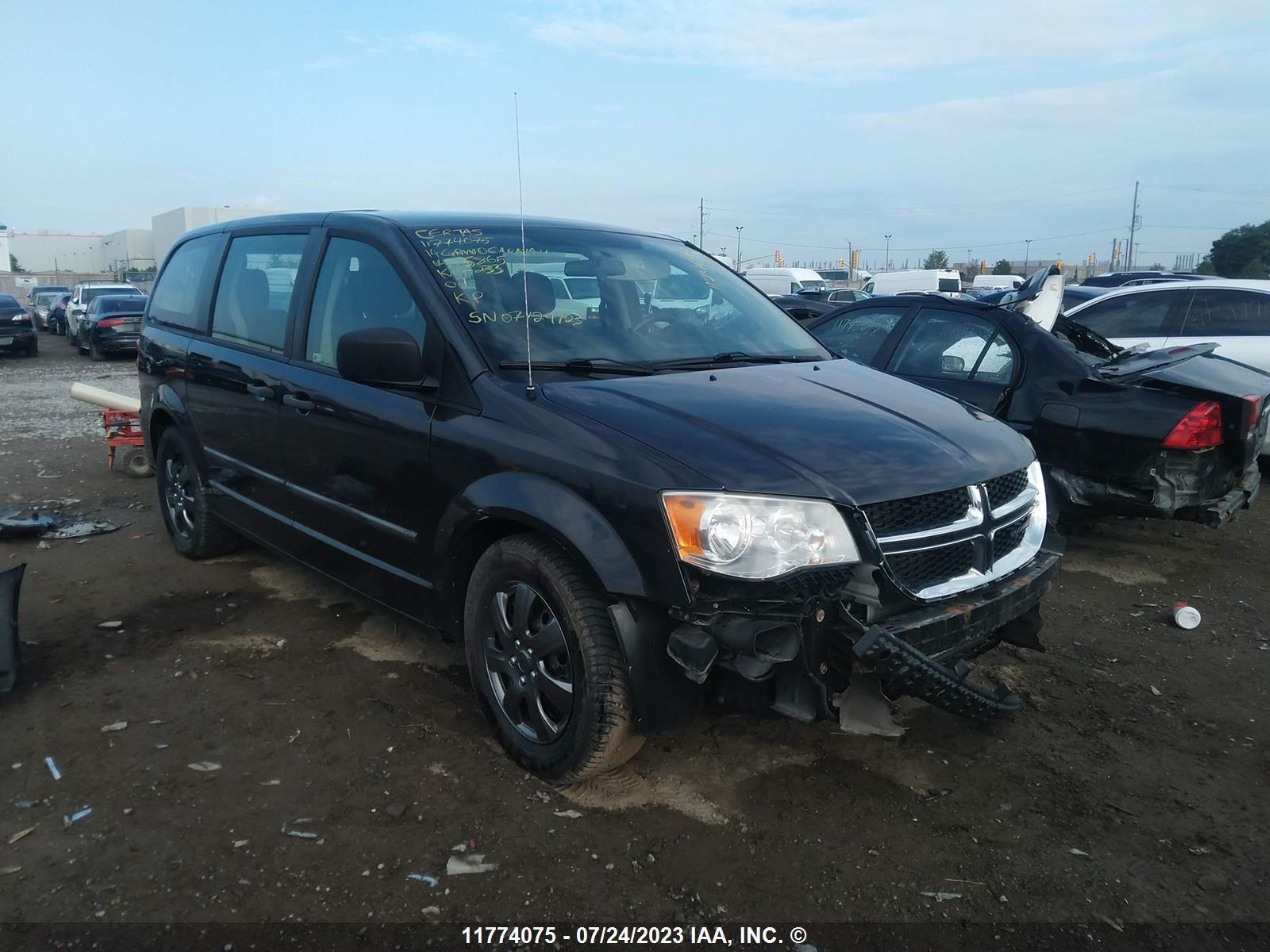 DODGE CARAVAN 2014 2c4rdgbg4er135865