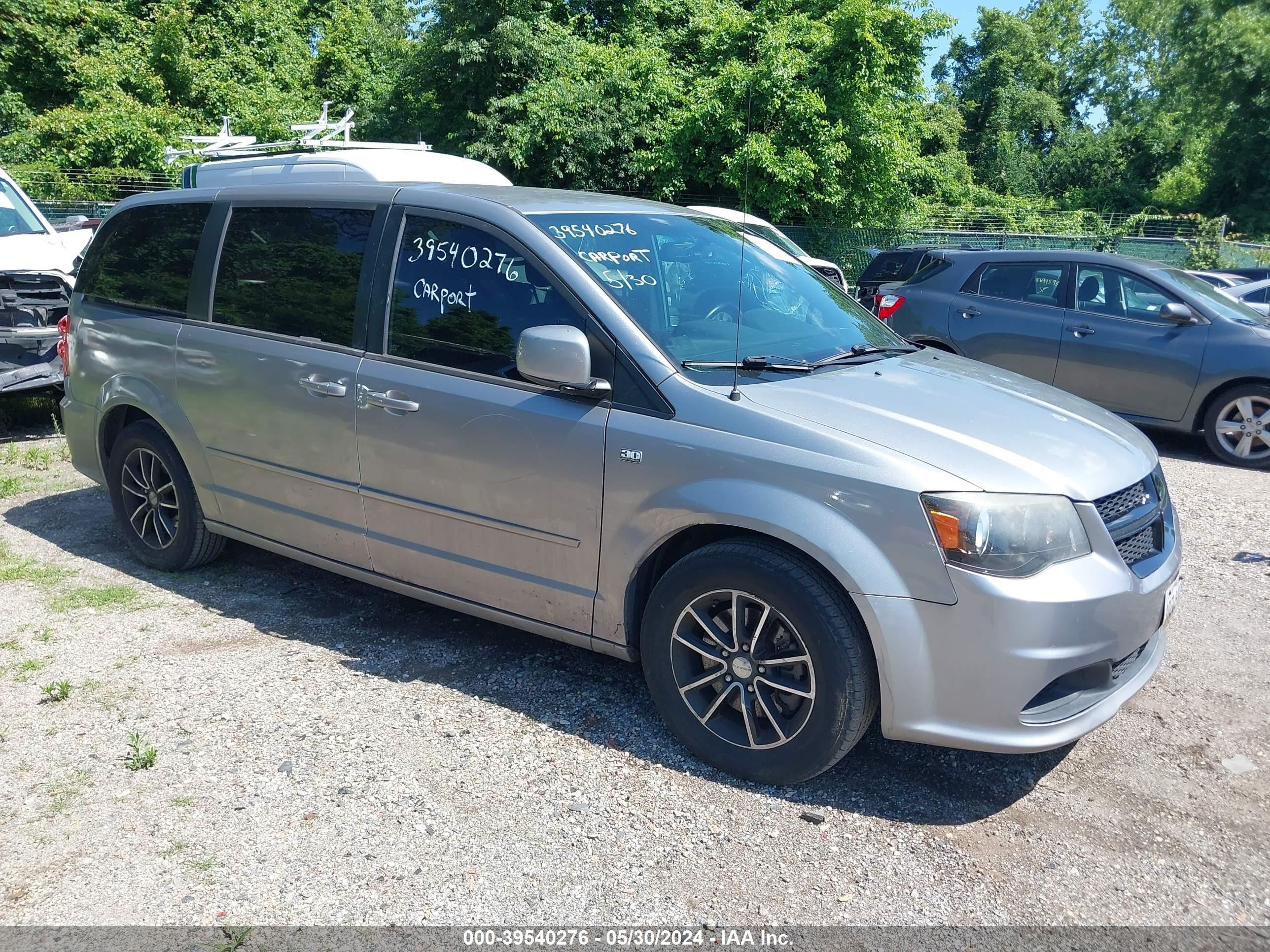 DODGE CARAVAN 2014 2c4rdgbg4er331532