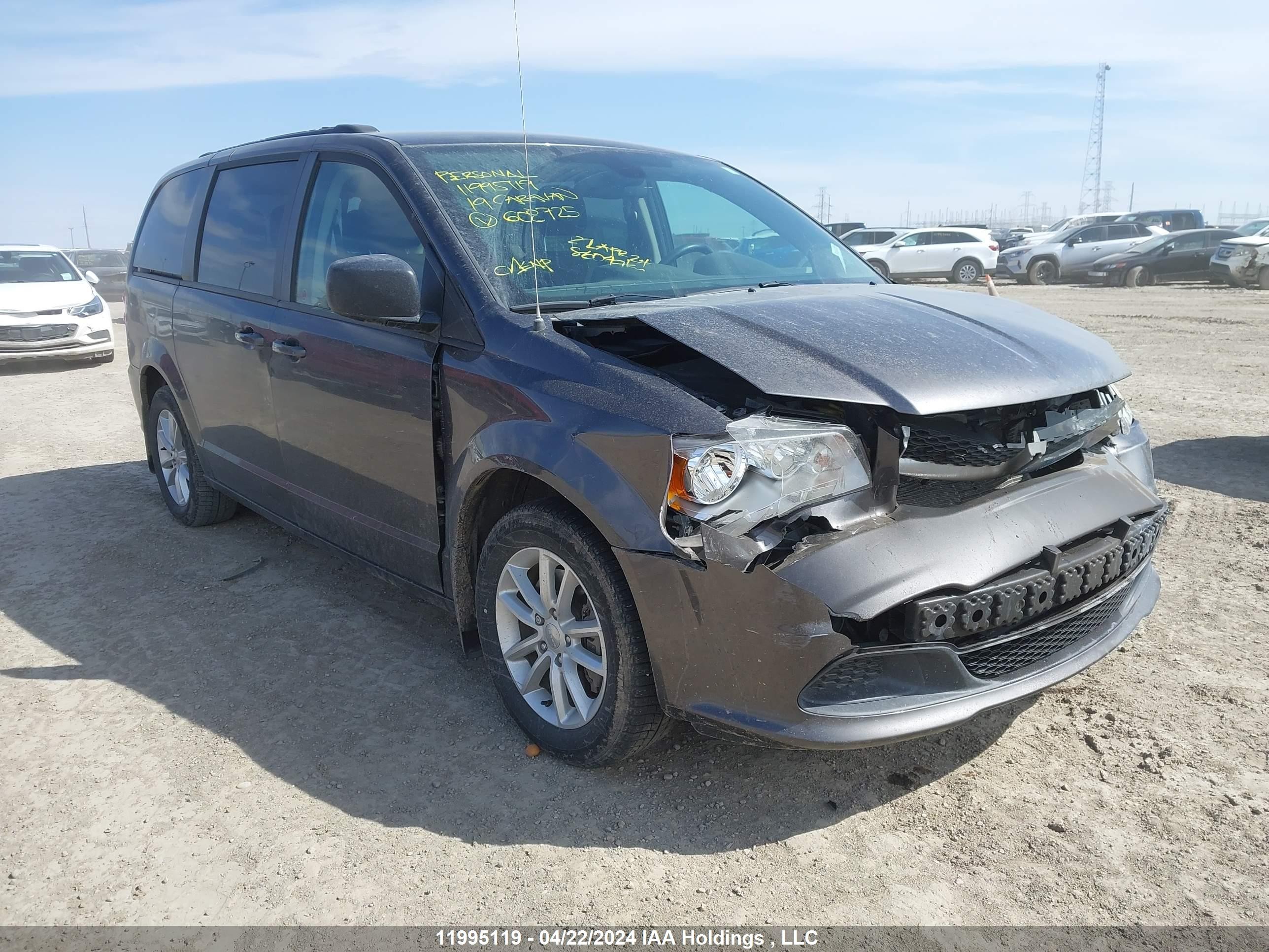 DODGE CARAVAN 2019 2c4rdgbg4kr608725