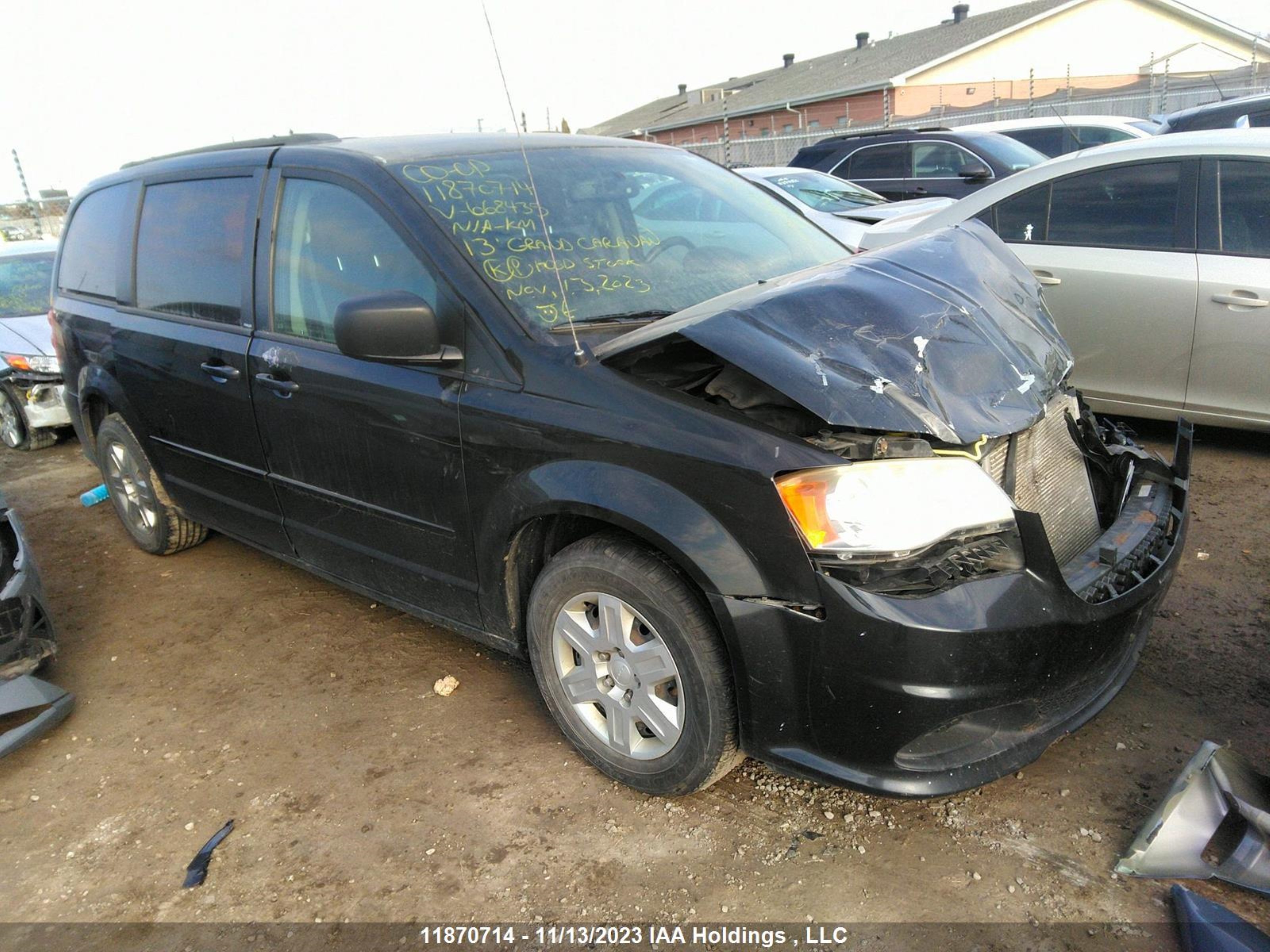 DODGE CARAVAN 2013 2c4rdgbg5dr668435