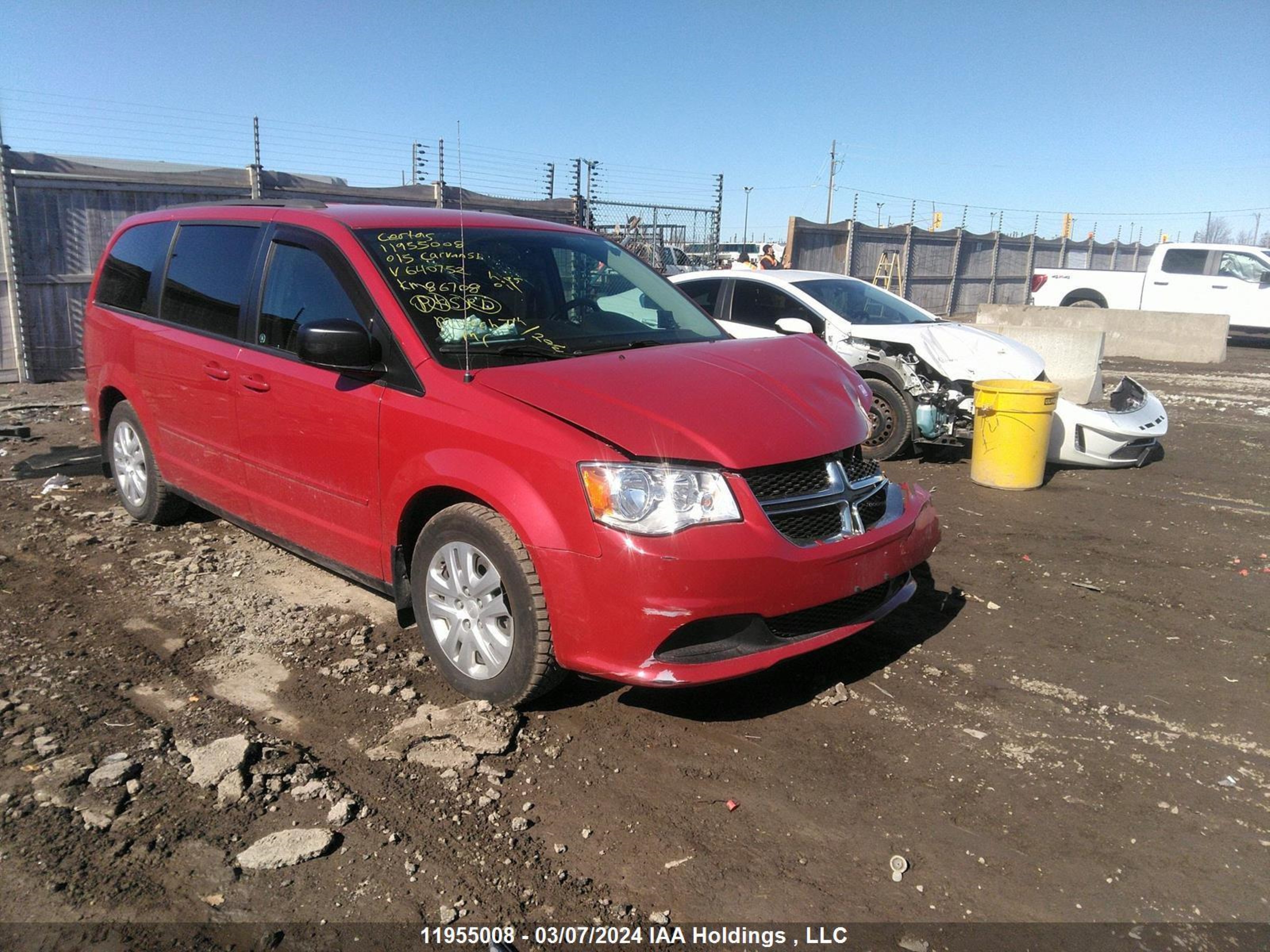 DODGE CARAVAN 2015 2c4rdgbg5fr640752