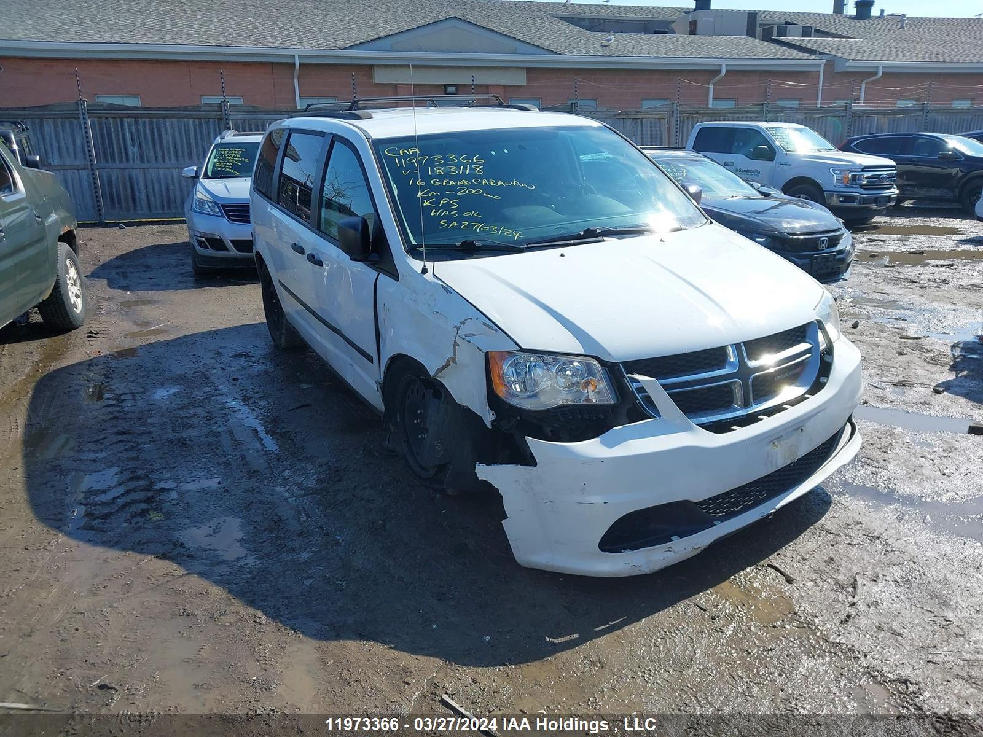 DODGE CARAVAN 2016 2c4rdgbg5gr183118