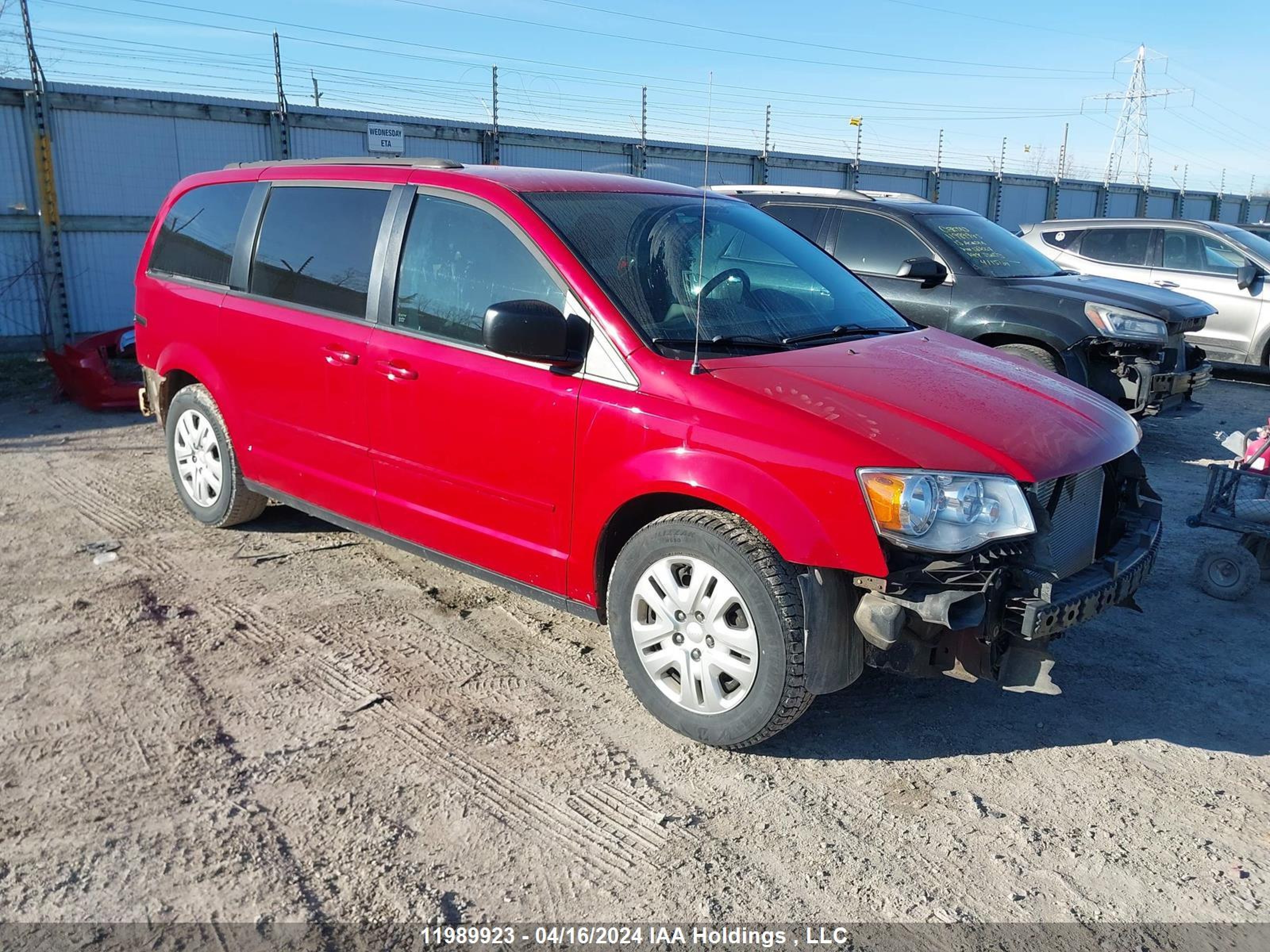 DODGE CARAVAN 2016 2c4rdgbg5gr204629