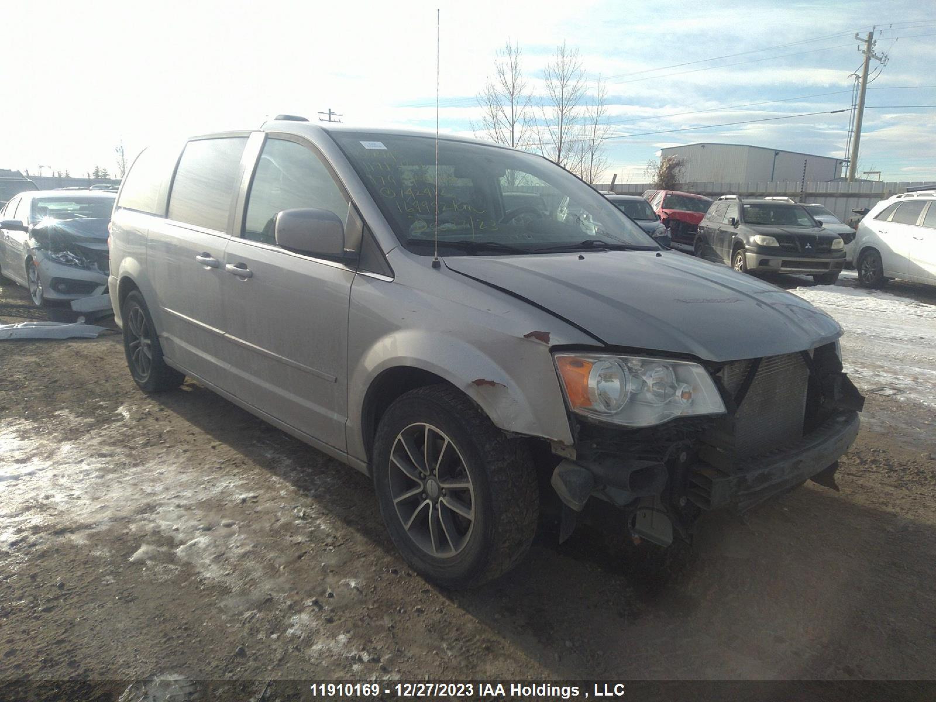 DODGE CARAVAN 2017 2c4rdgbg5hr742412