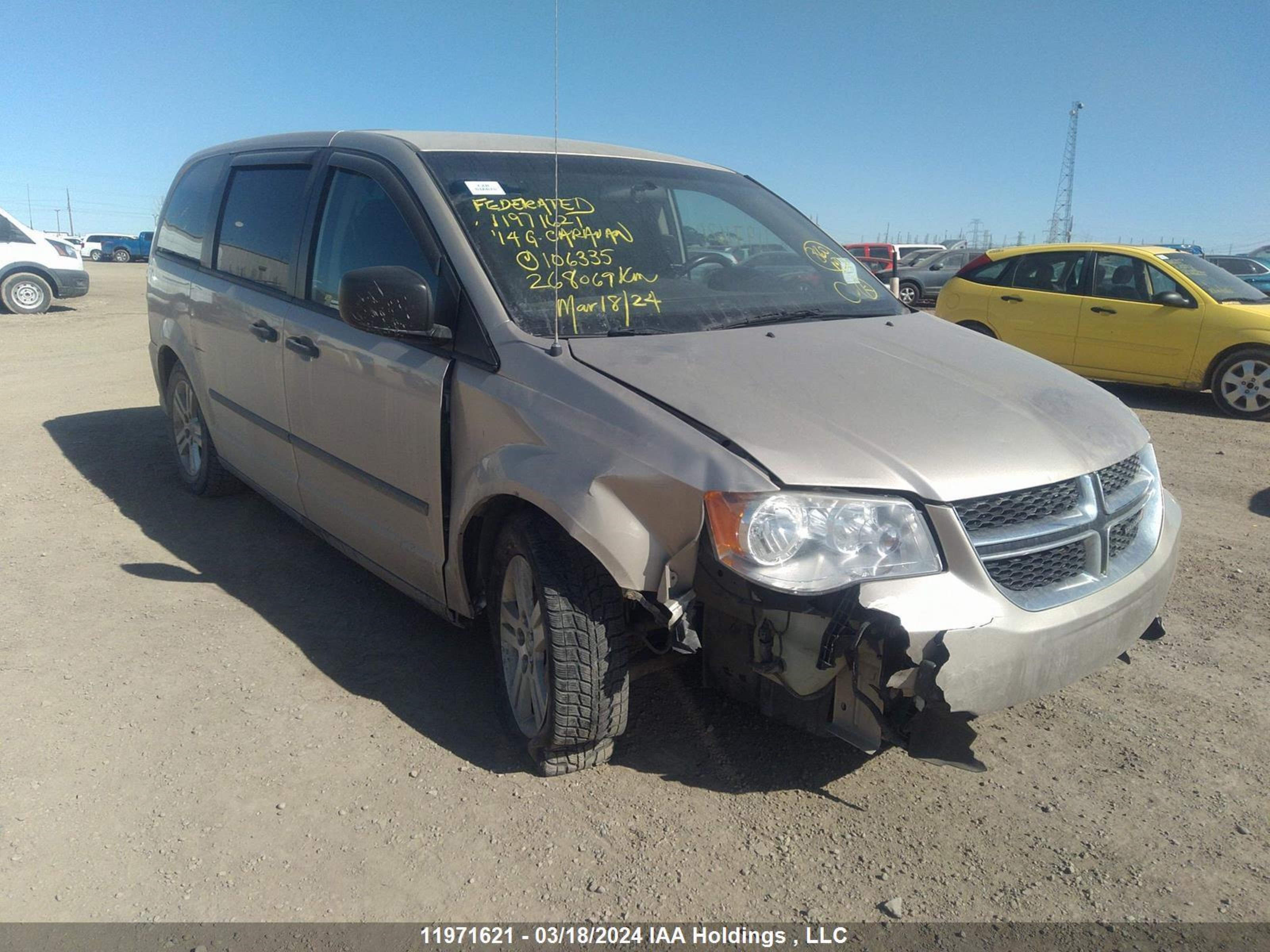 DODGE CARAVAN 2014 2c4rdgbg6er106335