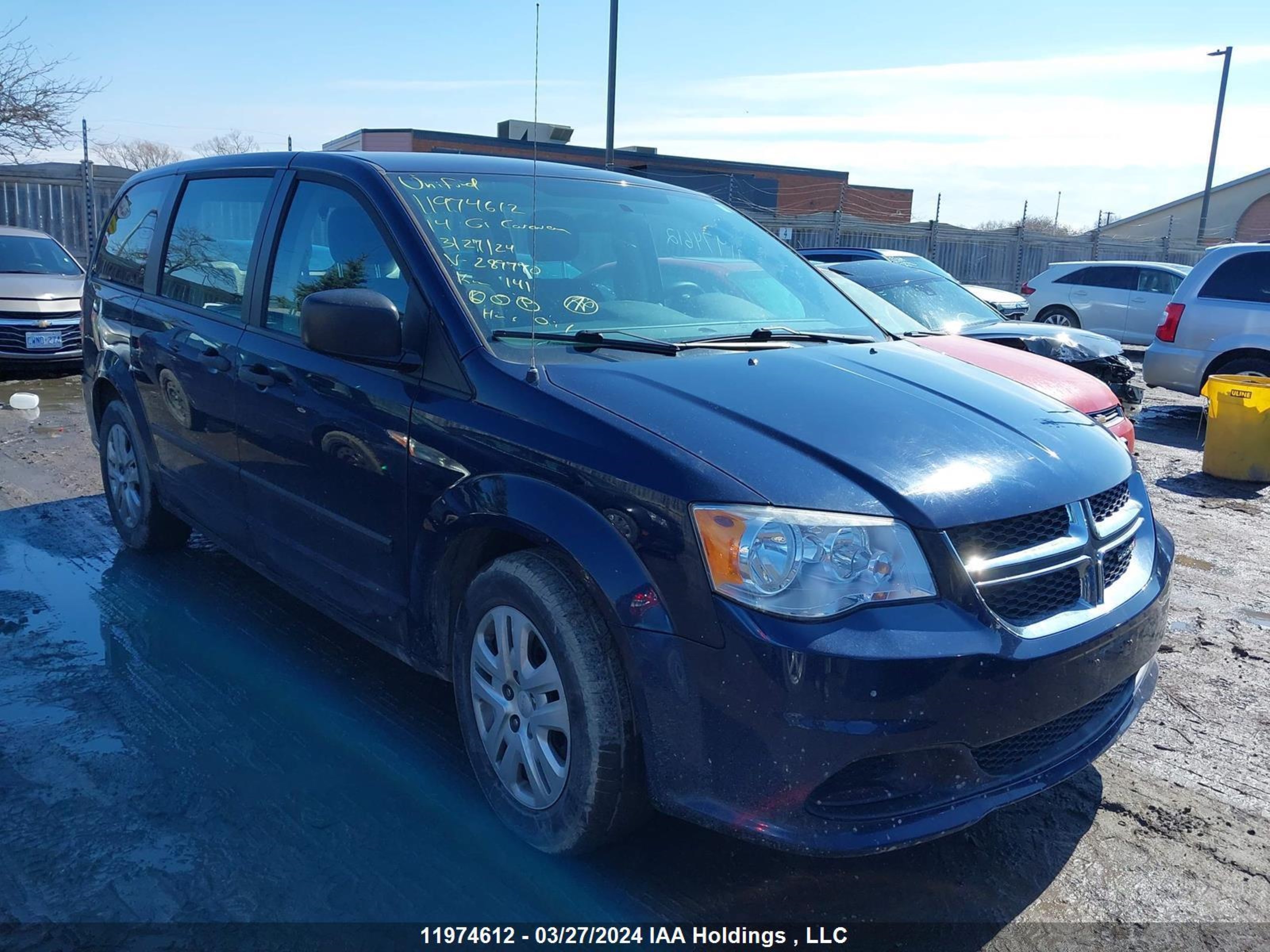 DODGE CARAVAN 2014 2c4rdgbg6er289770