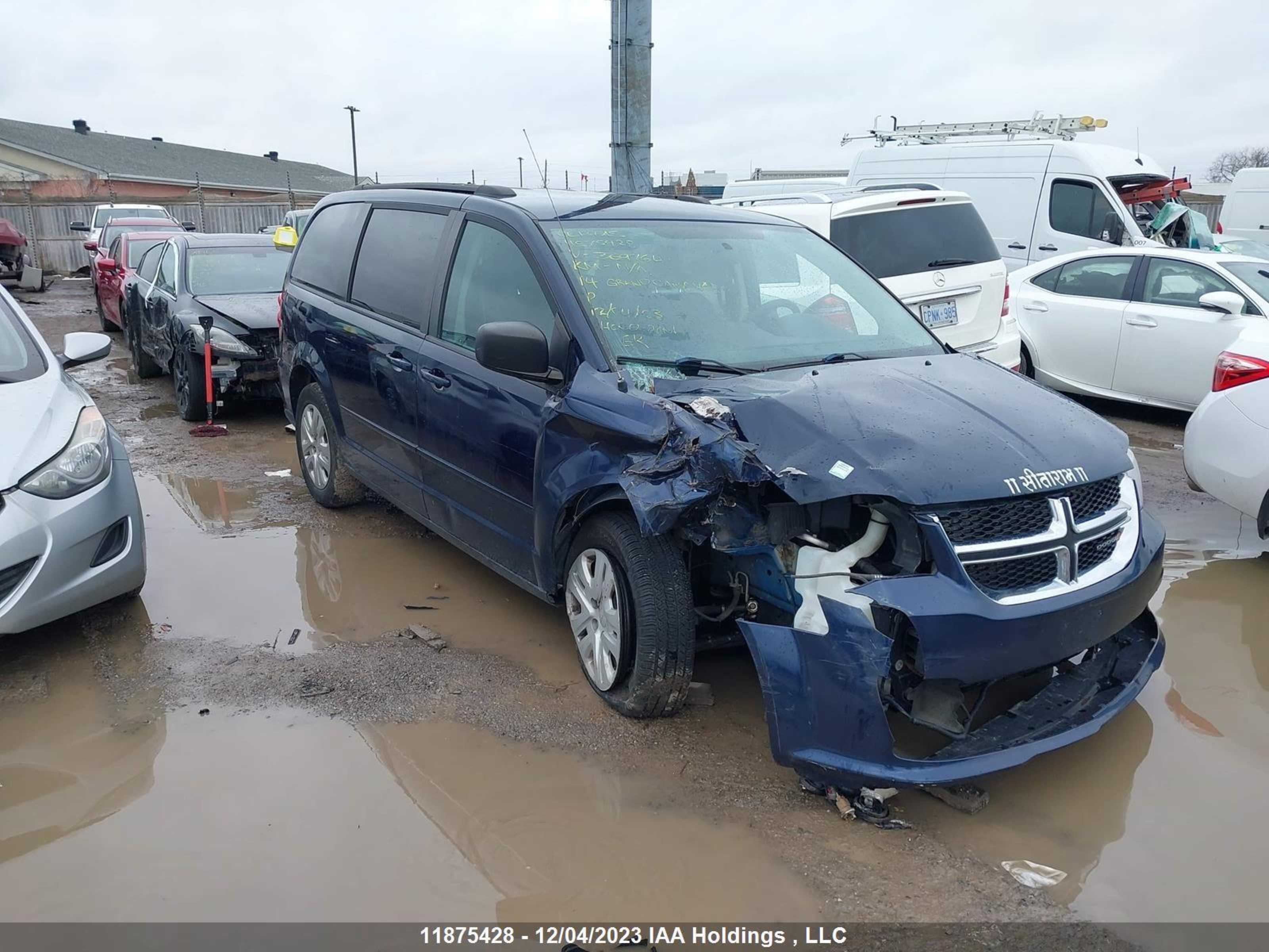 DODGE CARAVAN 2014 2c4rdgbg6er369764