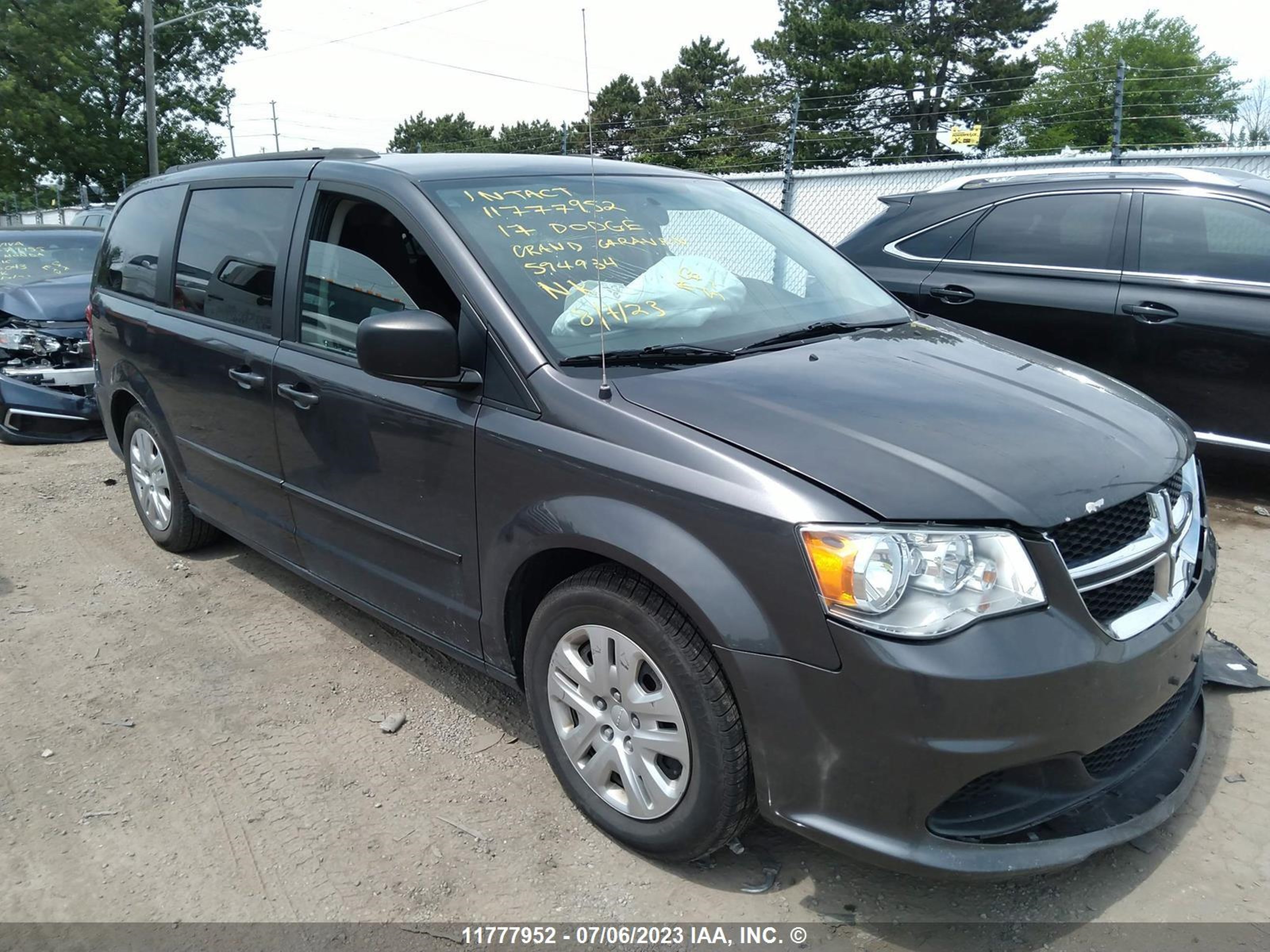 DODGE CARAVAN 2017 2c4rdgbg6hr594934