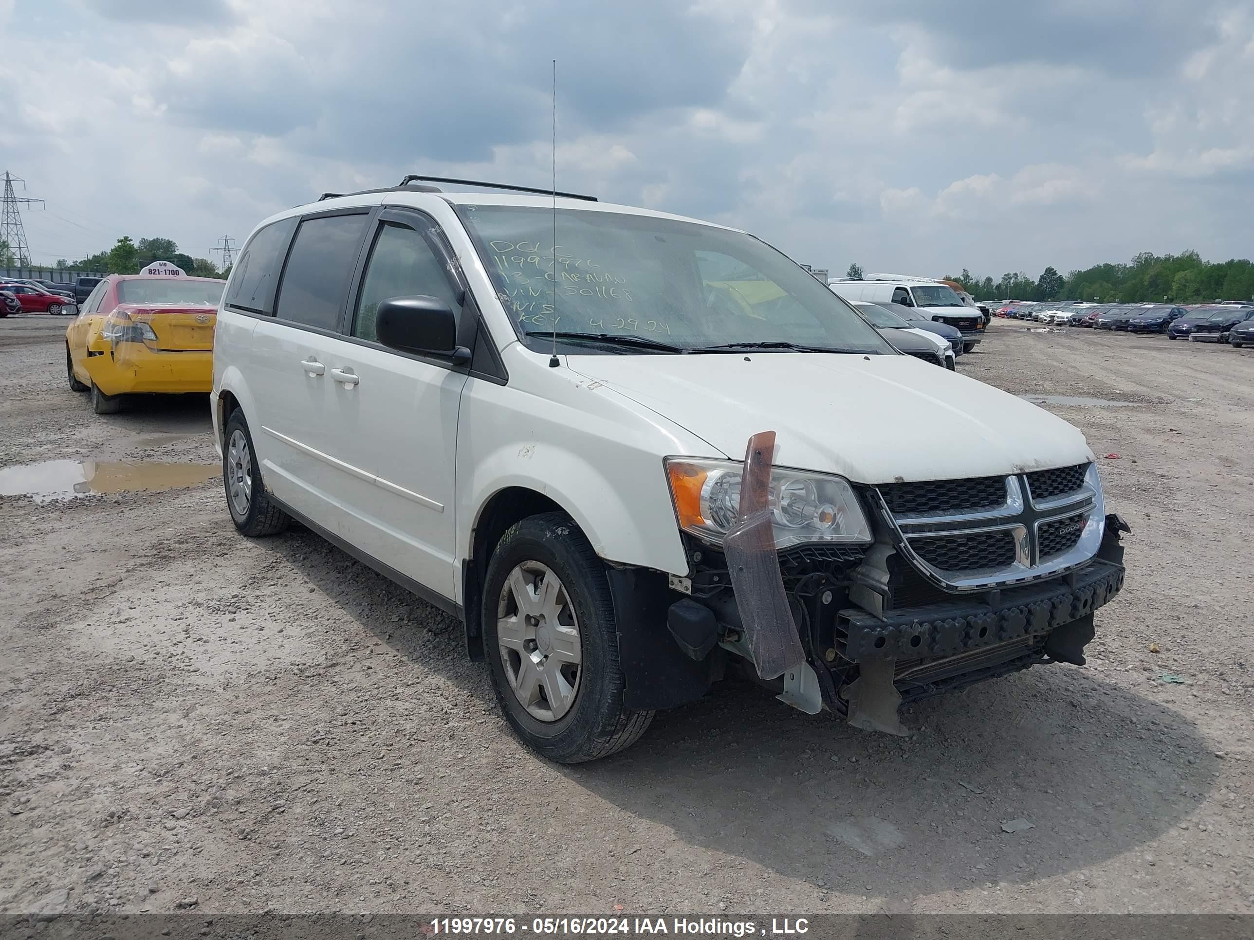 DODGE CARAVAN 2013 2c4rdgbg7dr501168