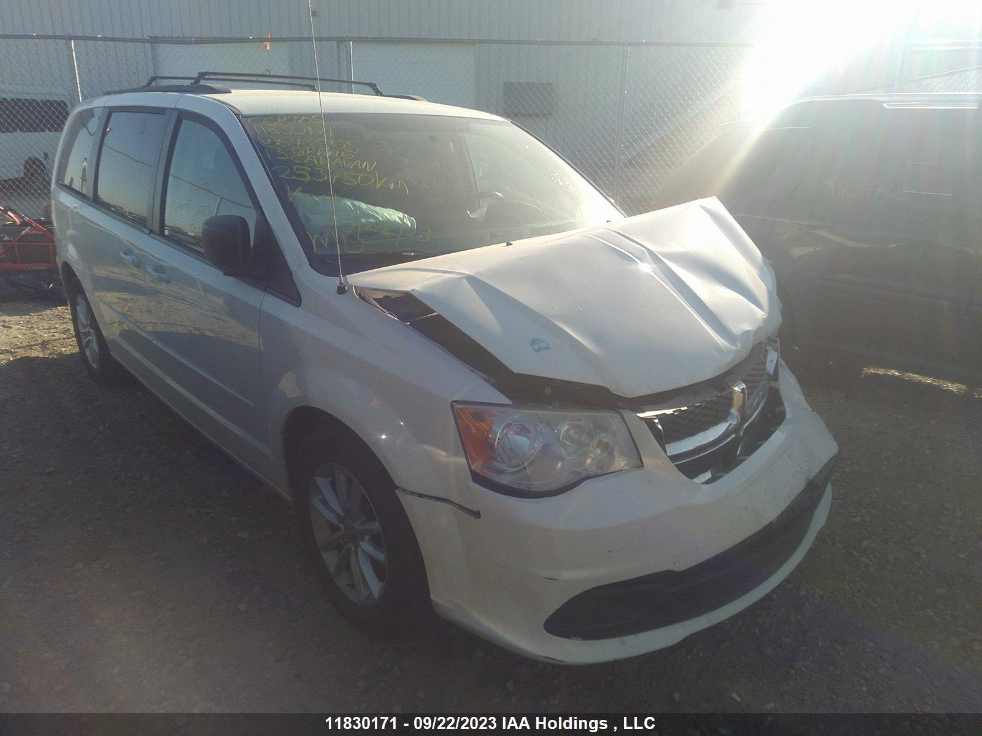 DODGE CARAVAN 2013 2c4rdgbg7dr643505